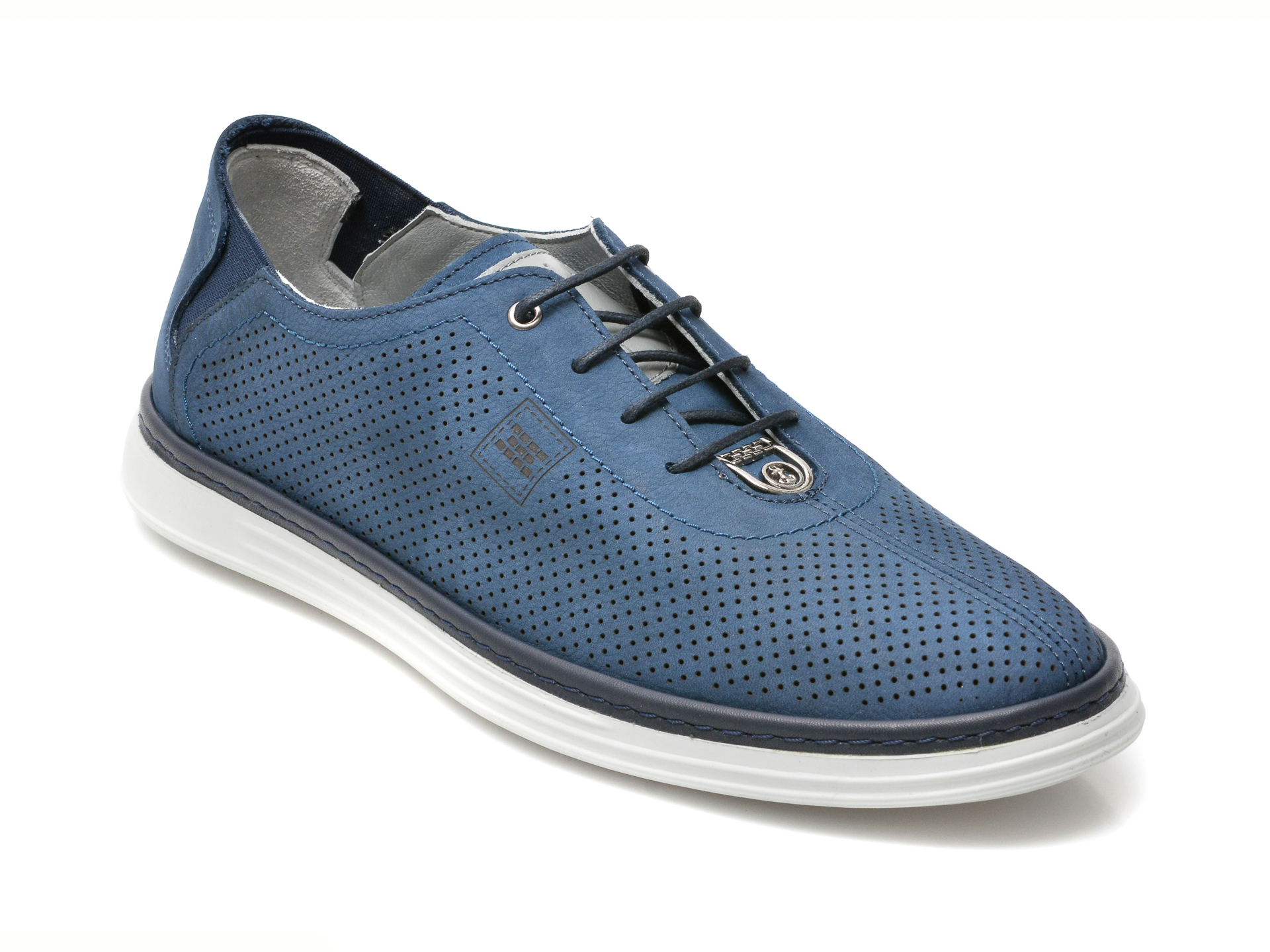 Pantofi OTTER albastri, 91865, din nabuc otter.ro imagine noua 2022