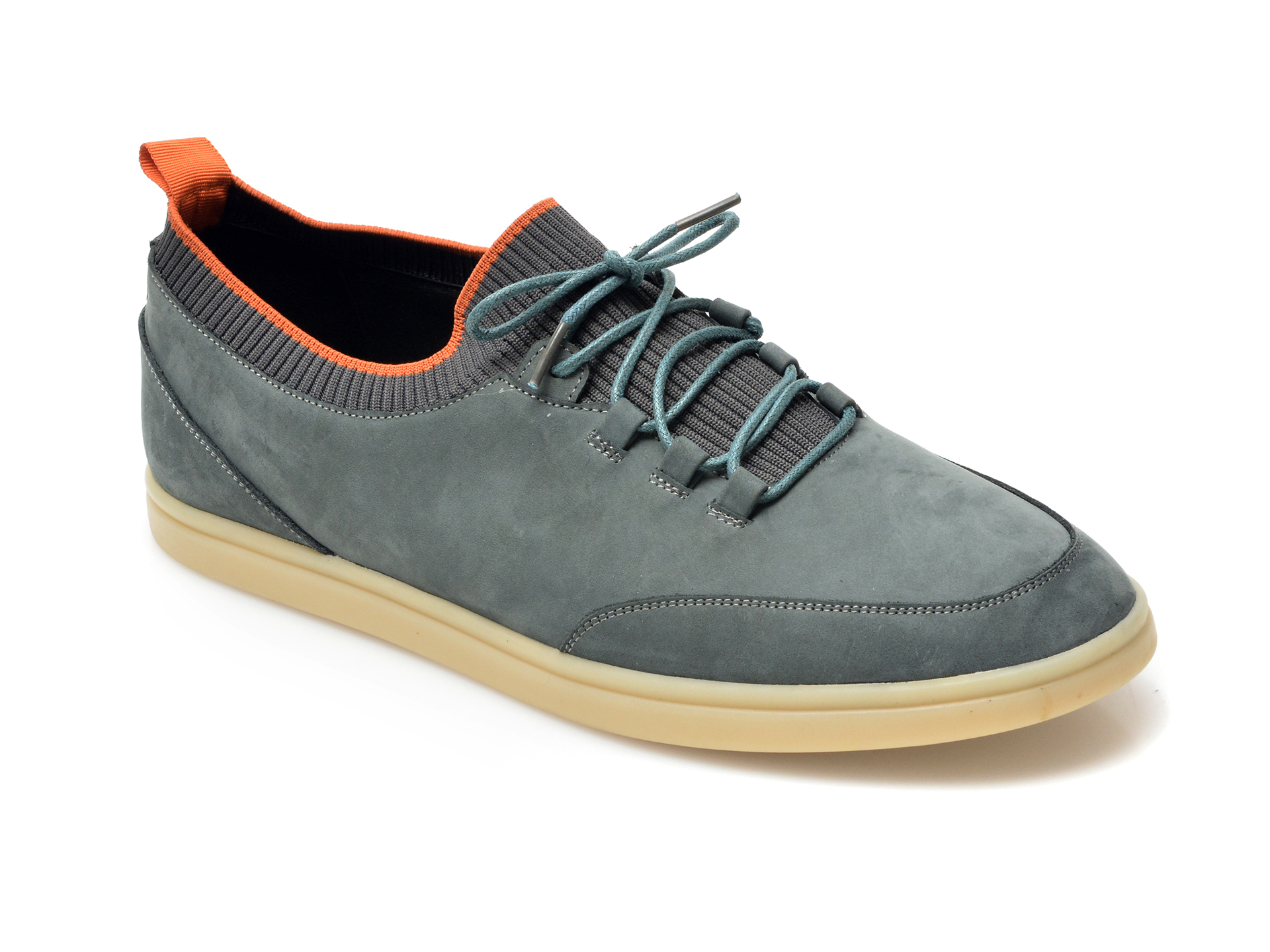 Pantofi OTTER albastri, S07950, din material textil si piele intoarsa 2022 ❤️ Pret Super otter.ro imagine noua 2022