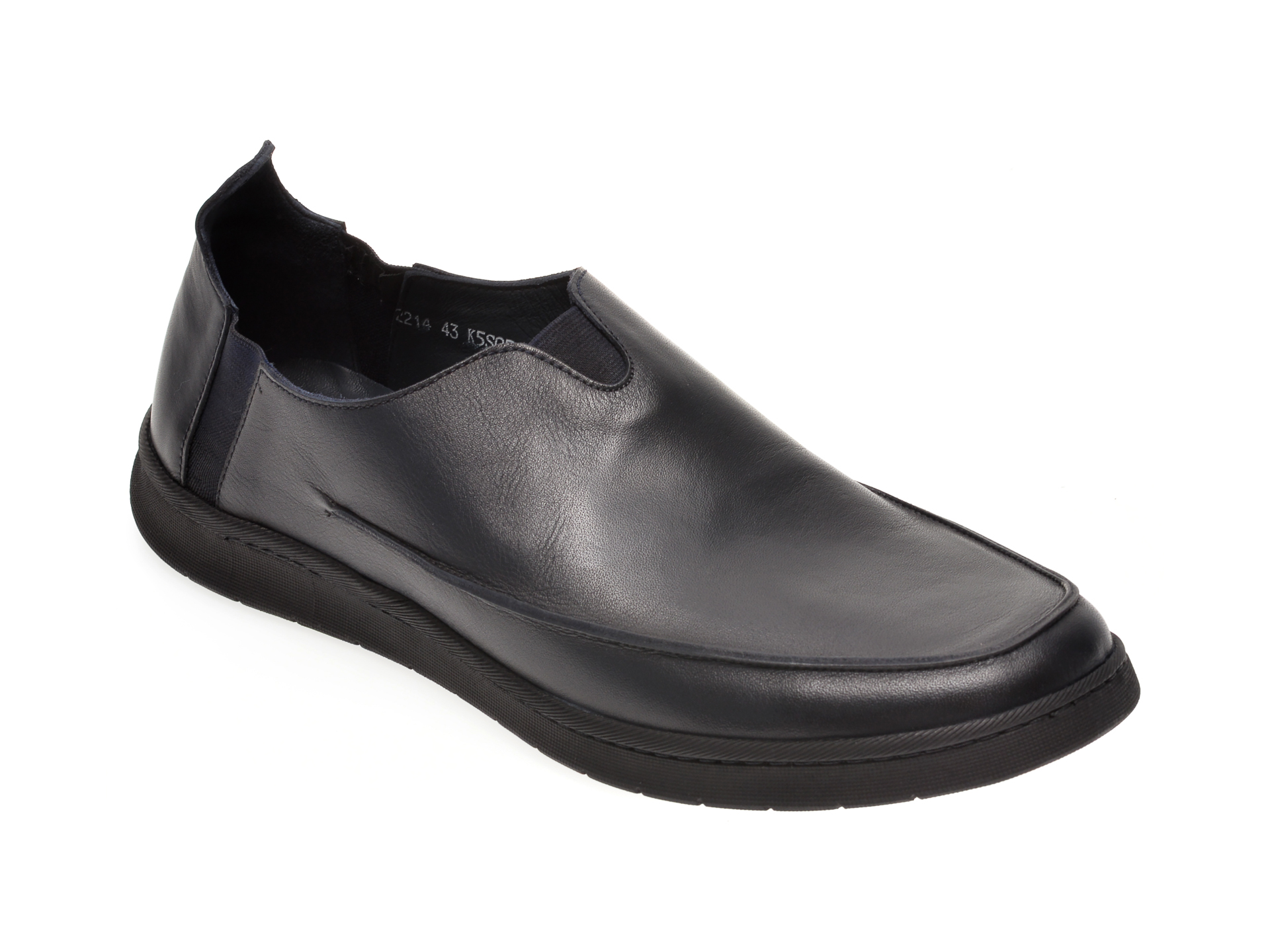 Pantofi OTTER bleumarin, 12214, din piele naturala