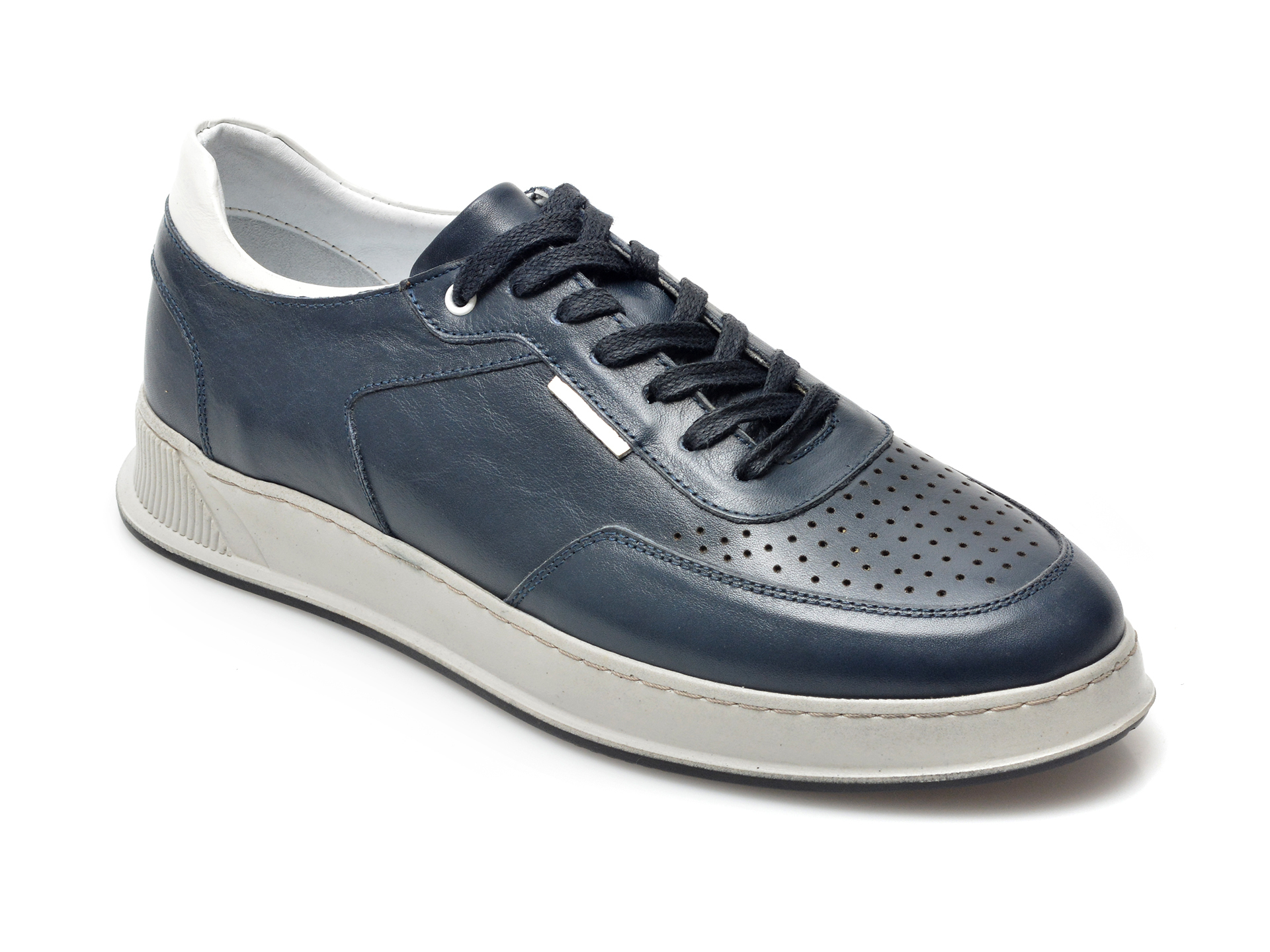 Pantofi OTTER bleumarin, 131069, din piele naturala