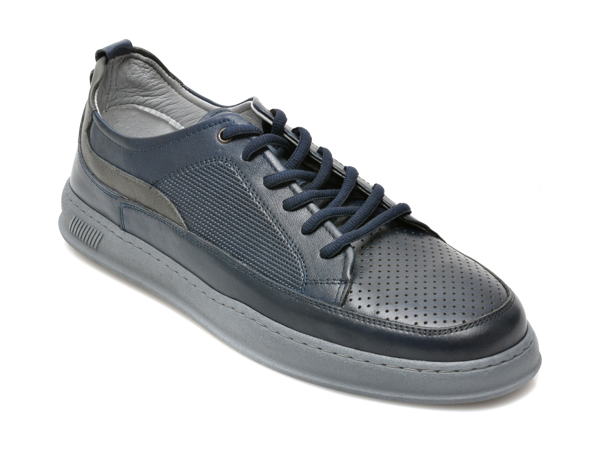 Pantofi OTTER bleumarin, 17641, din piele naturala 2023 ❤️ Pret Super Black Friday otter.ro imagine noua 2022