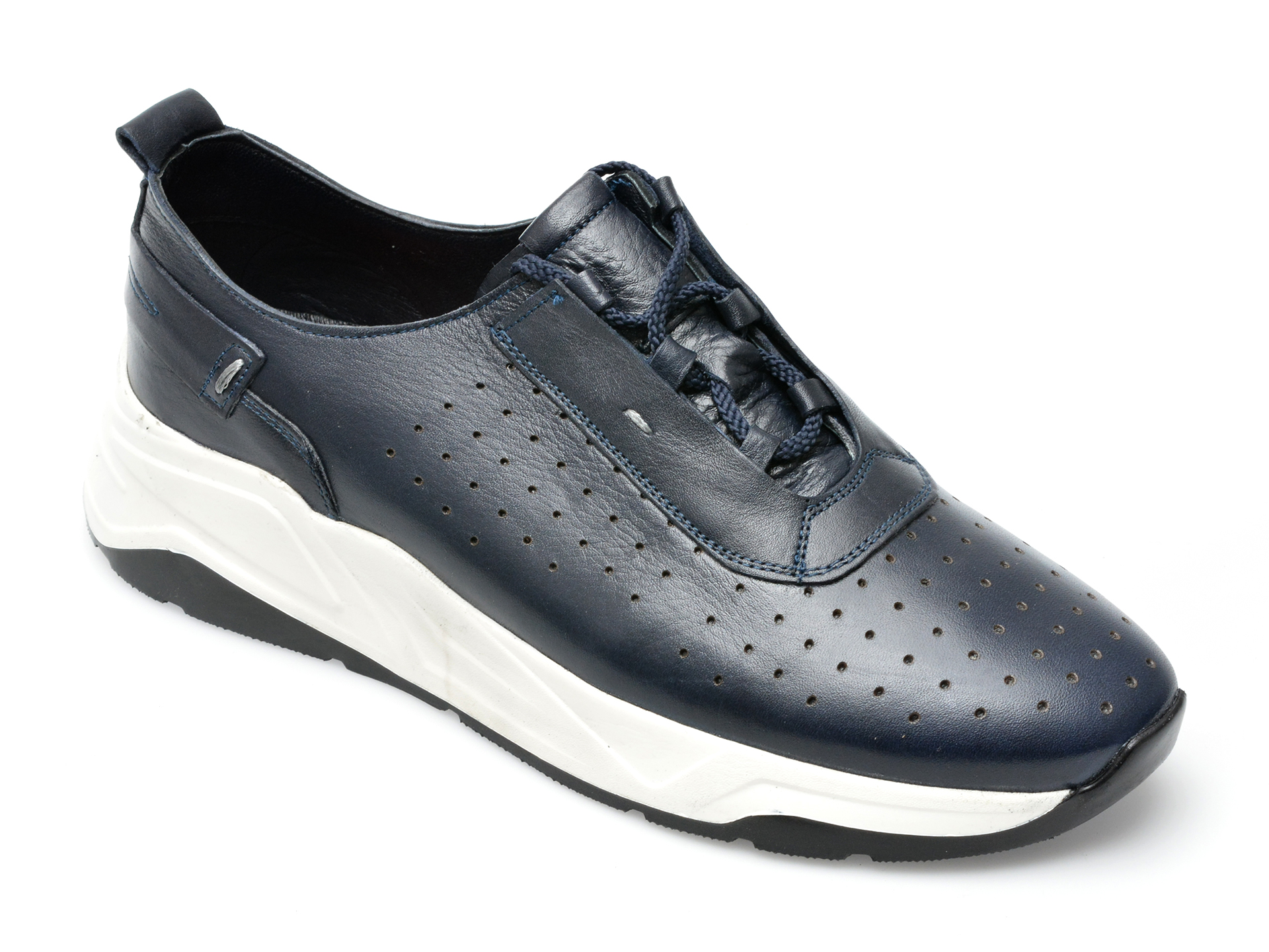 Pantofi OTTER bleumarin, 2155196, din piele naturala /barbati/pantofi imagine noua 2022