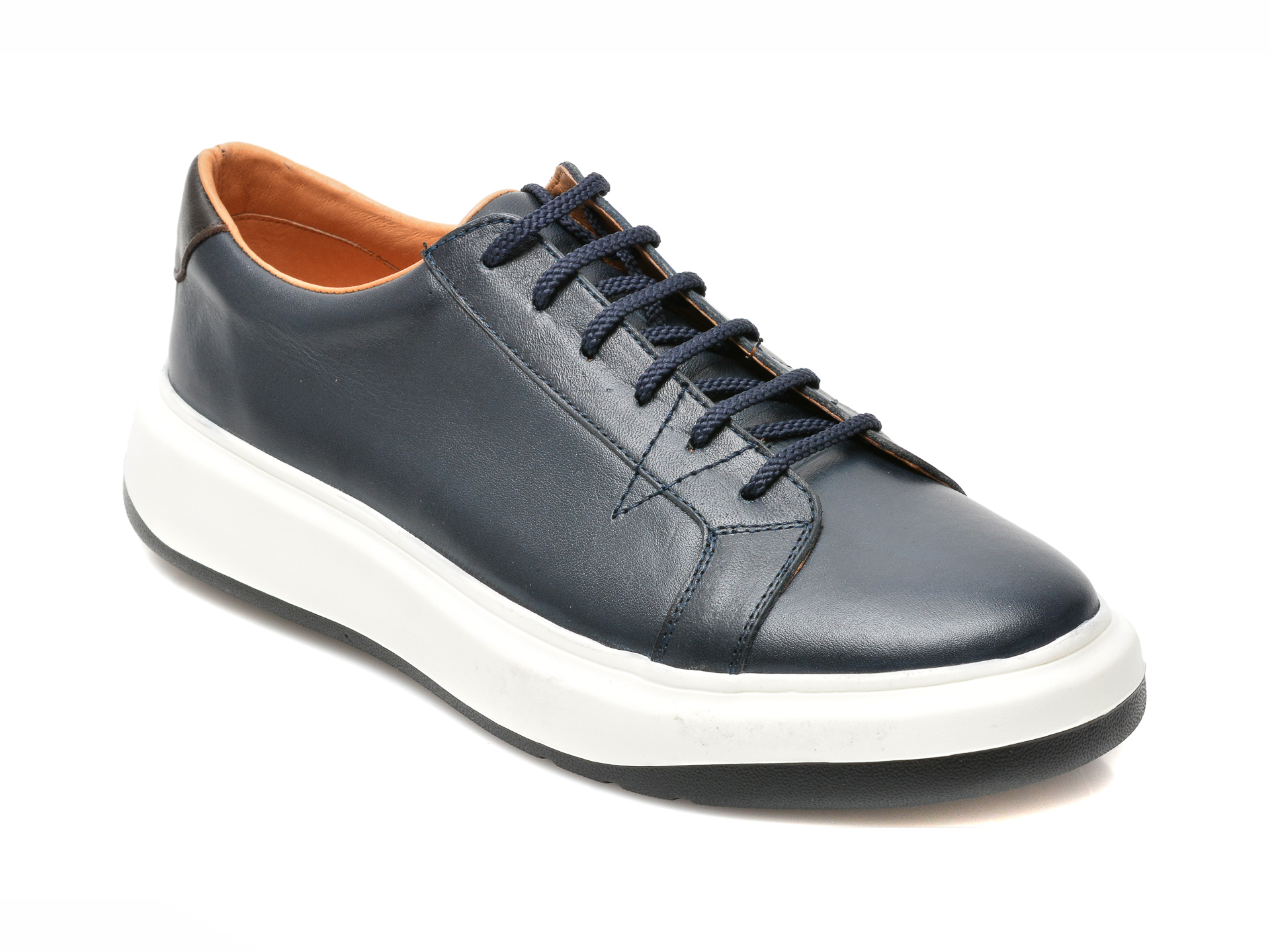 Pantofi OTTER bleumarin, 22112, din piele naturala 2023 ❤️ Pret Super Black Friday otter.ro imagine noua 2022