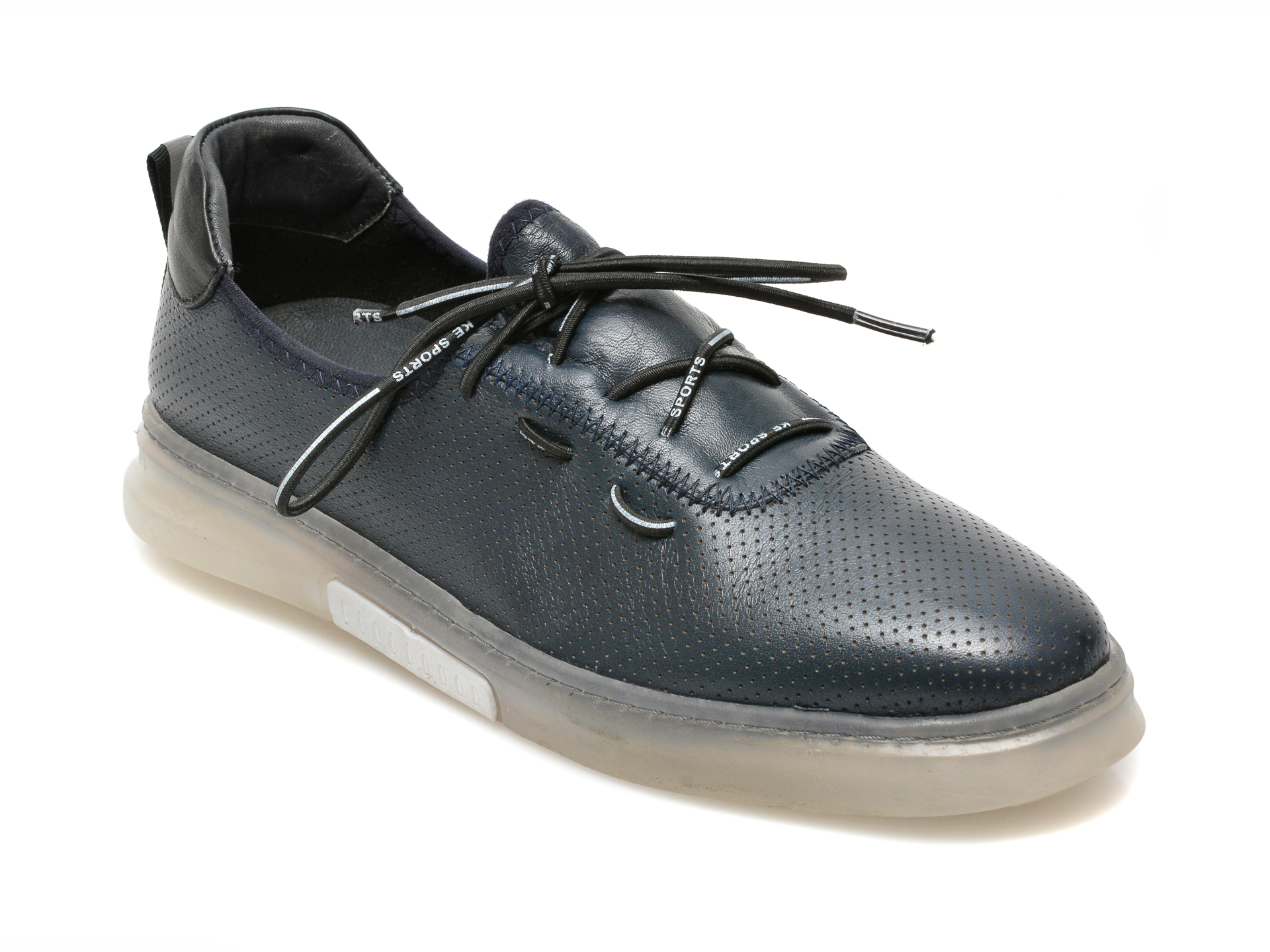 Pantofi OTTER bleumarin, 226089, din piele naturala 2023 ❤️ Pret Super Black Friday otter.ro imagine noua 2022