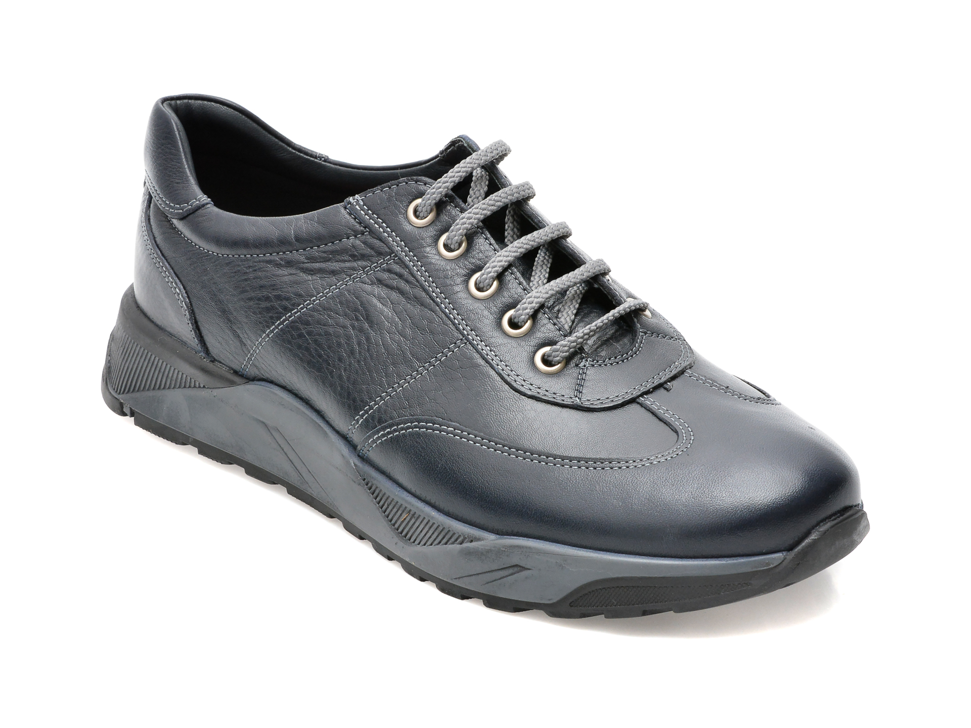 Pantofi OTTER bleumarin, 4411, din piele naturala