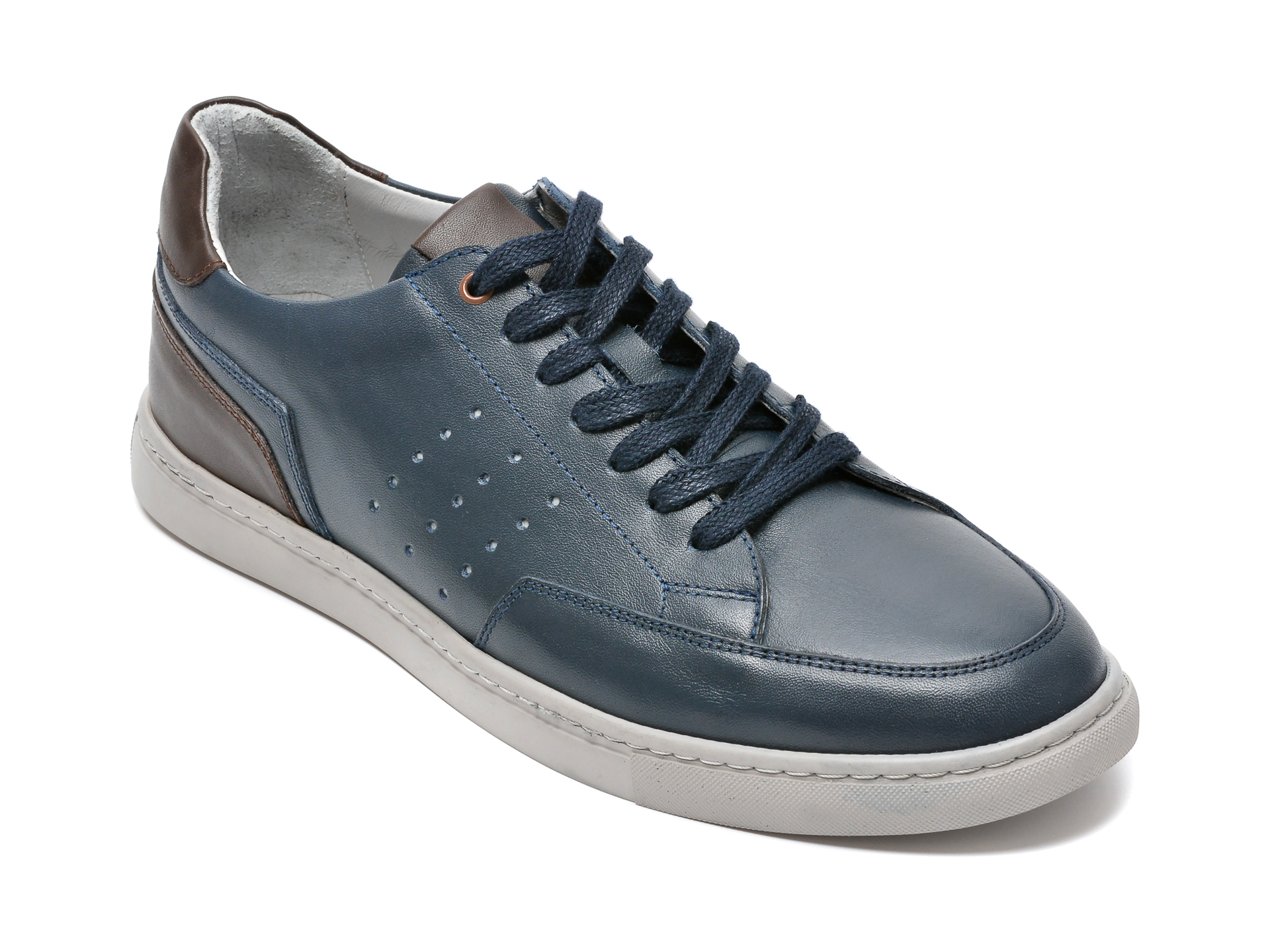 Pantofi OTTER bleumarin, 52205, din piele naturala 2022 ❤️ Pret Super otter.ro imagine noua 2022