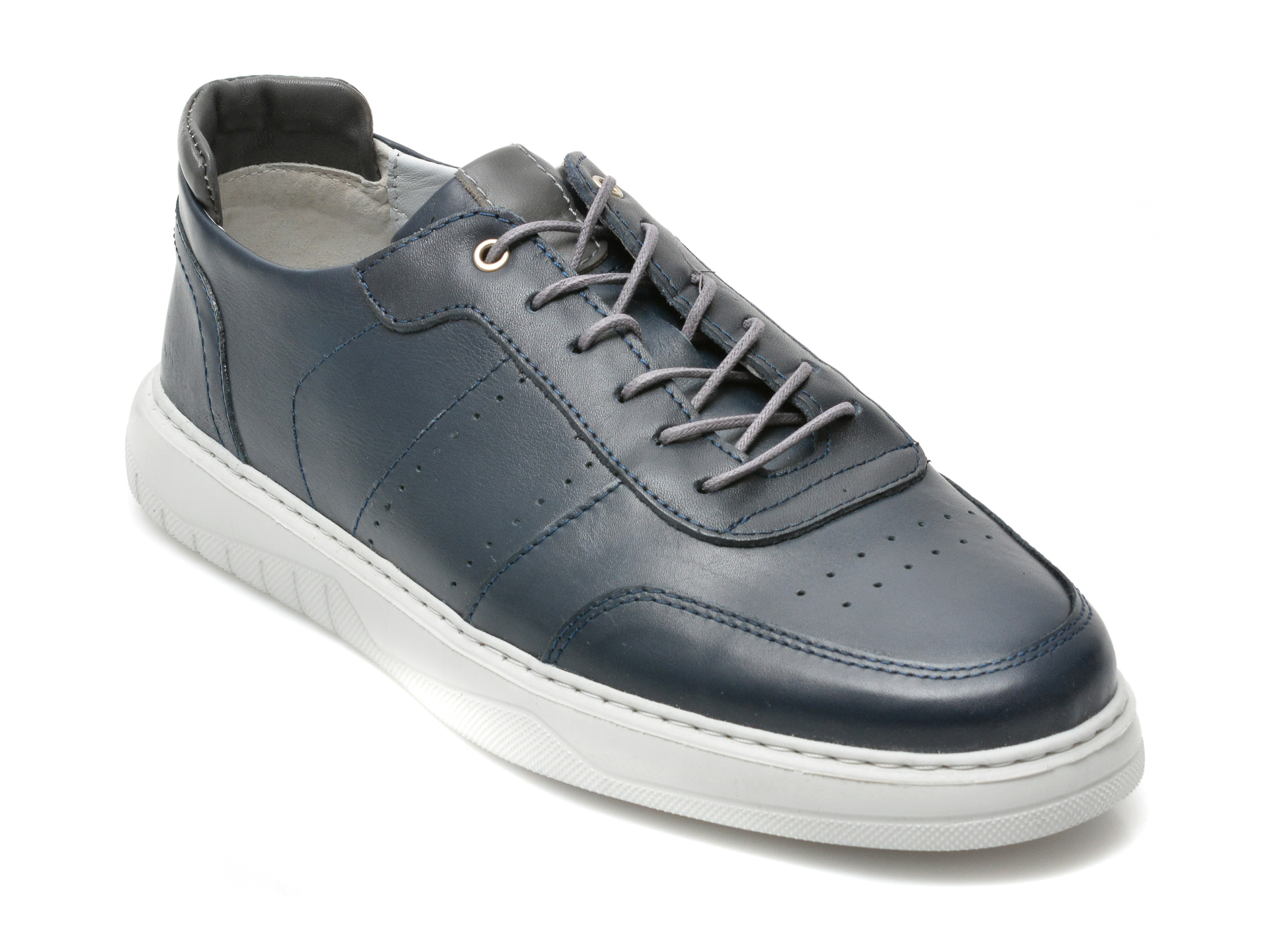 Pantofi OTTER bleumarin, 55633, din piele naturala 2023 ❤️ Pret Super Black Friday otter.ro imagine noua 2022