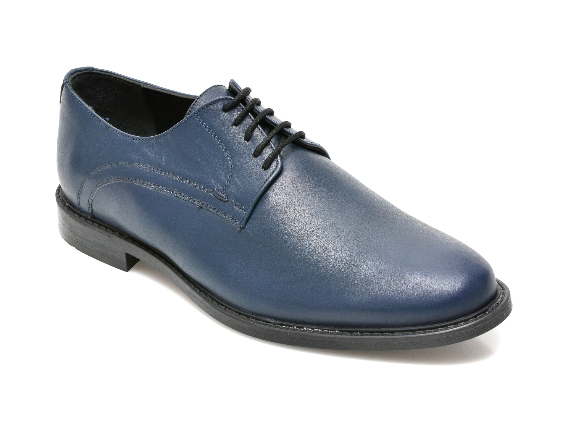 Pantofi OTTER bleumarin, 873, din piele naturala otter imagine noua