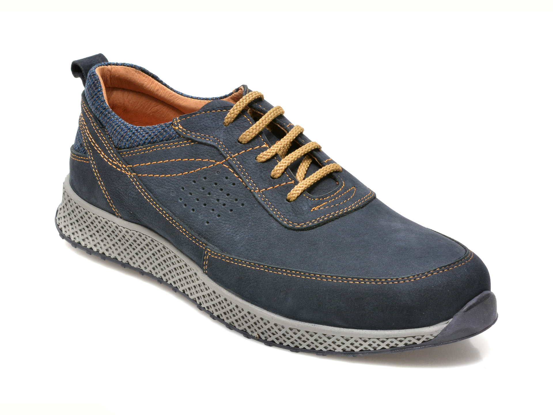 Pantofi OTTER bleumarin, 911321, din nabuc otter.ro imagine noua 2022