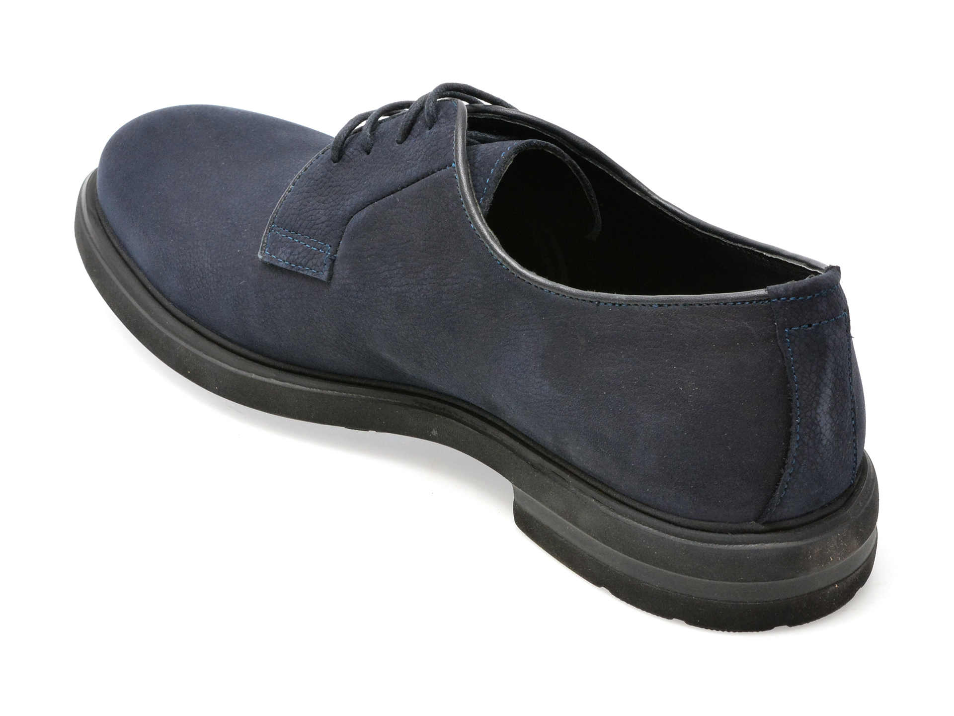 Poze Pantofi OTTER bleumarin, E1801, din nabuc Otter