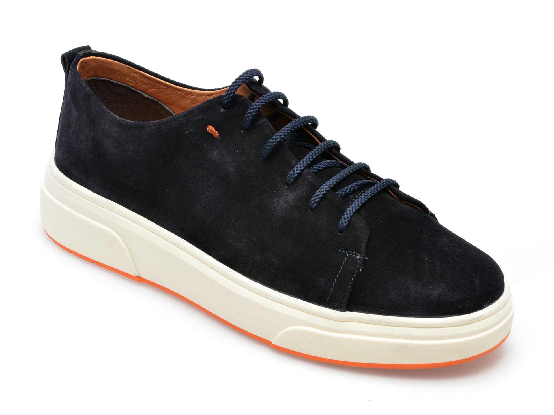 Pantofi OTTER bleumarin, MYS1332, din piele intoarsa /barbati/pantofi imagine noua 2022