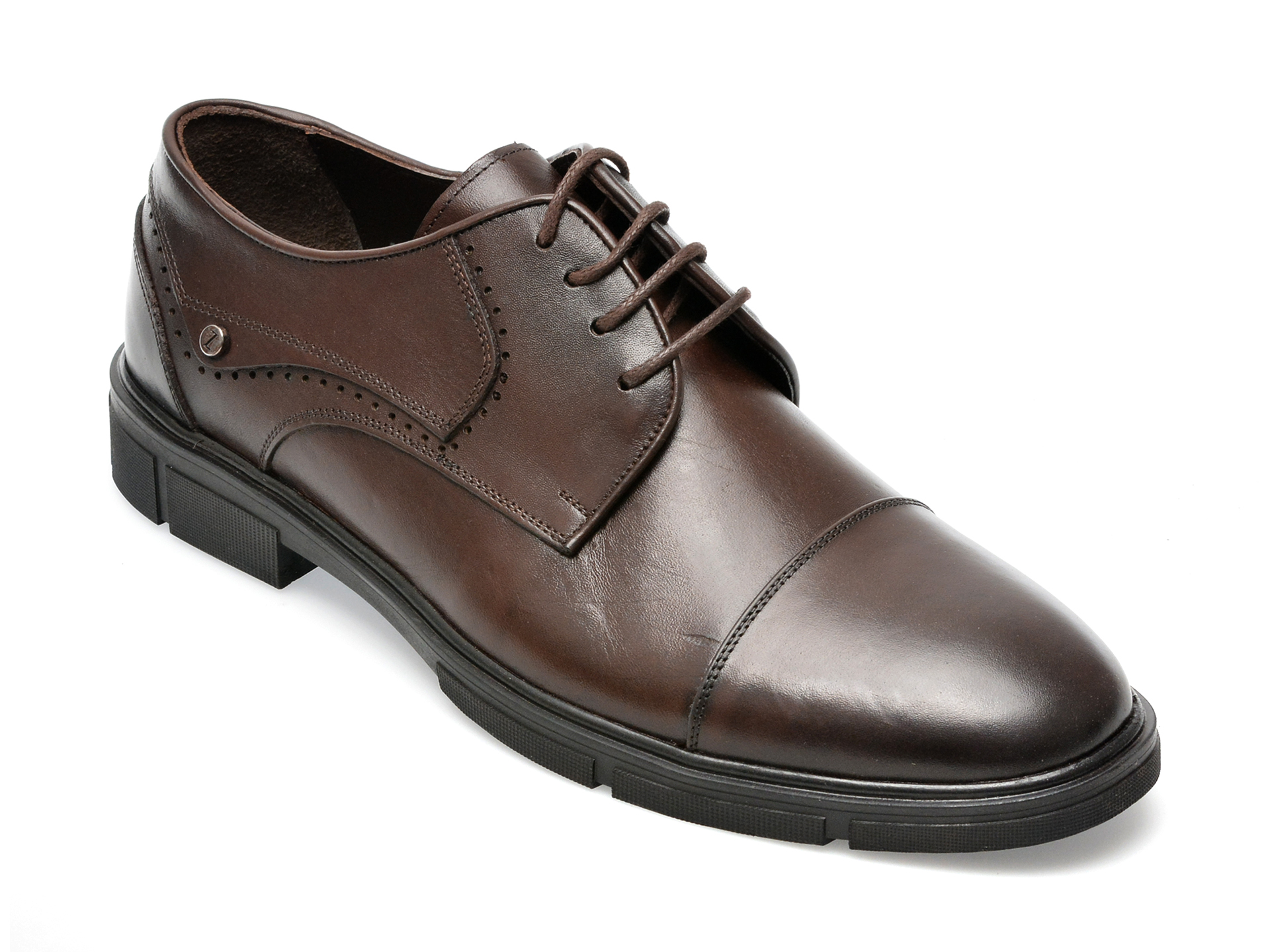 Pantofi OTTER maro, 26120, din piele naturala /barbati/pantofi imagine noua 2022