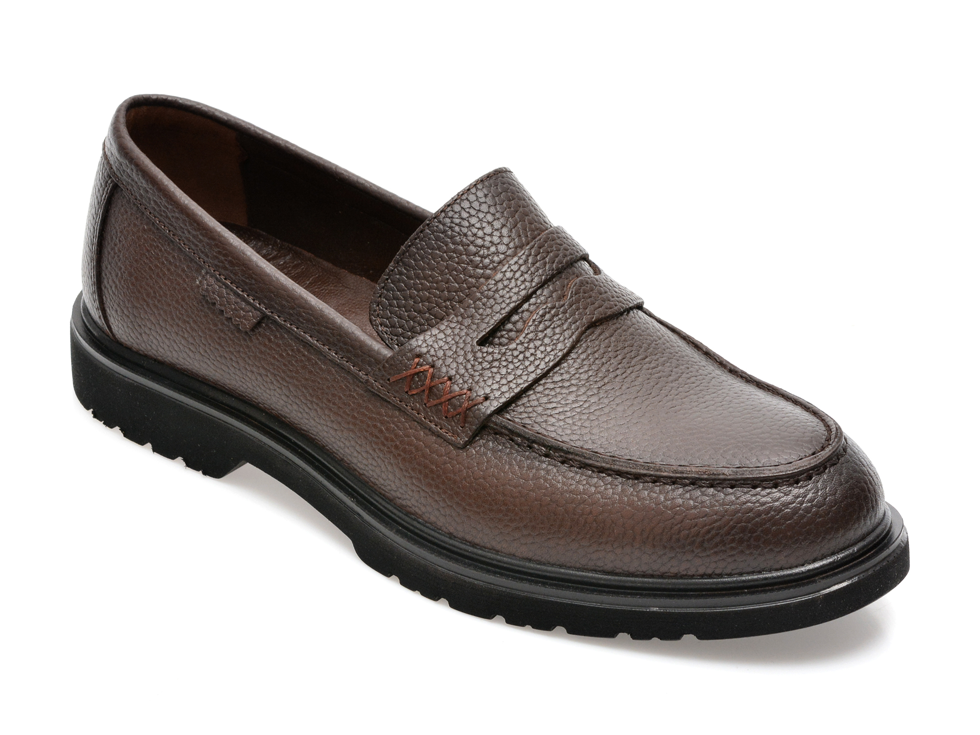 Pantofi OTTER maro, 40400, din piele naturala