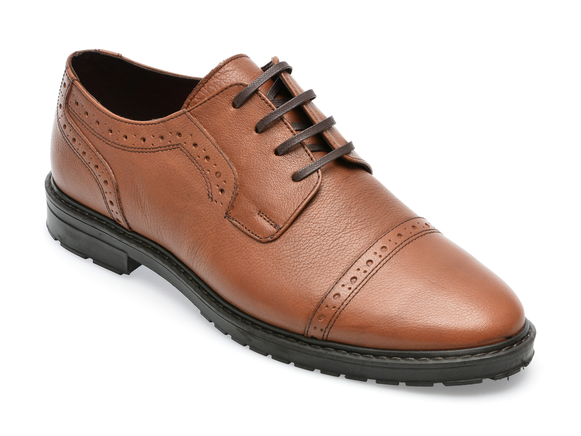 Pantofi OTTER maro, 41316, din piele naturala /barbati/pantofi imagine noua