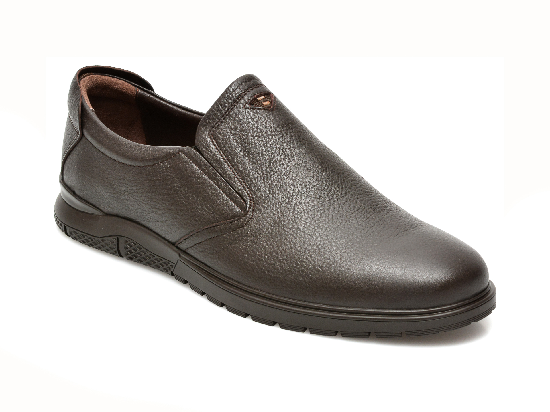 Pantofi OTTER maro, 556, din piele naturala otter imagine noua