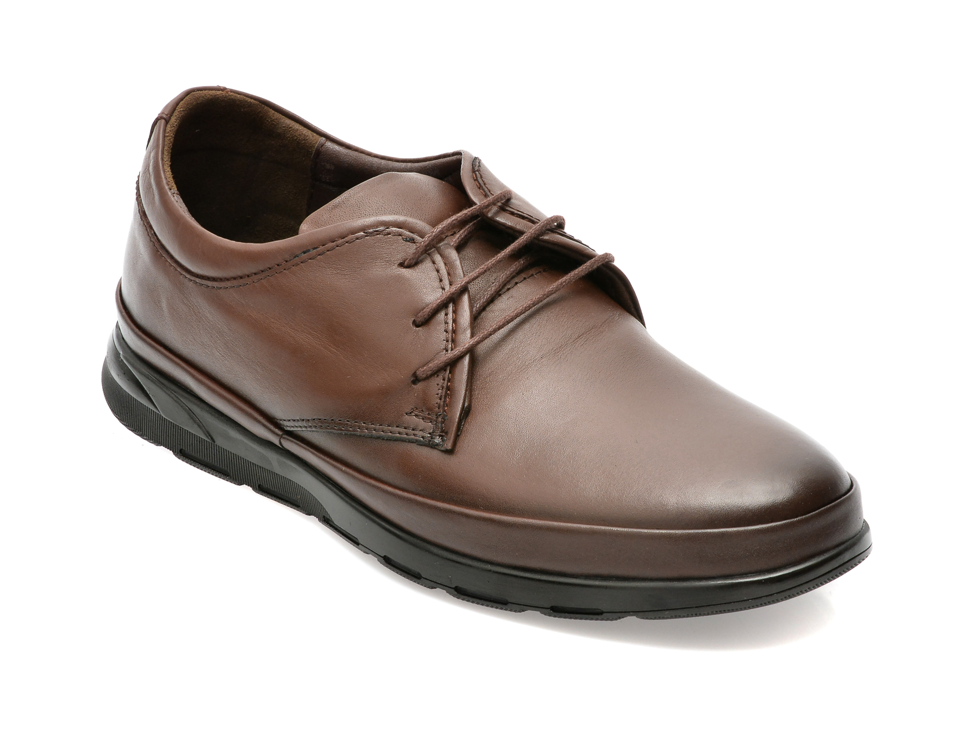 Pantofi OTTER maro, 66164, din piele naturala /barbati/pantofi imagine noua 2022