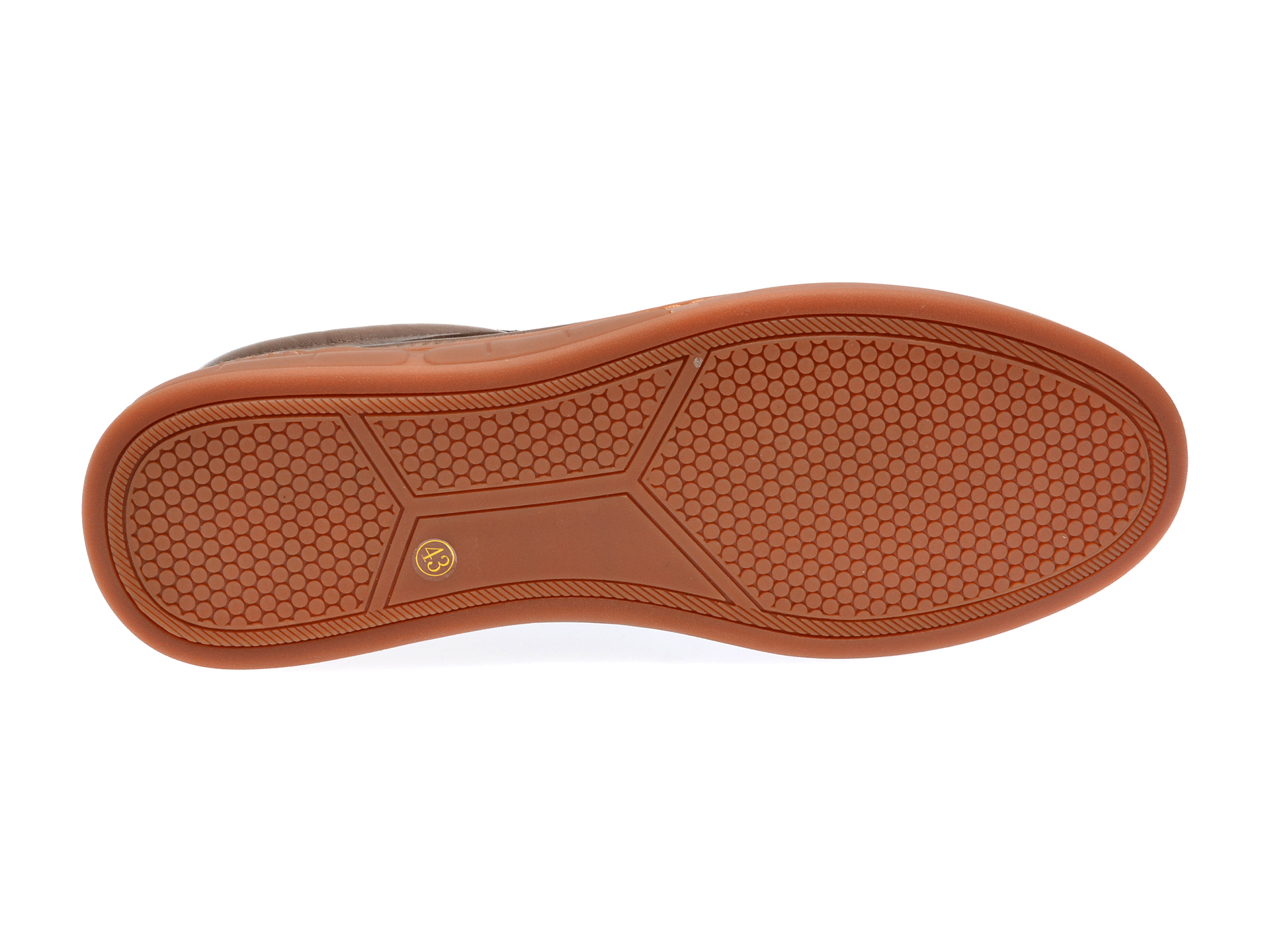 Pantofi OTTER maro, 7145, din piele naturala