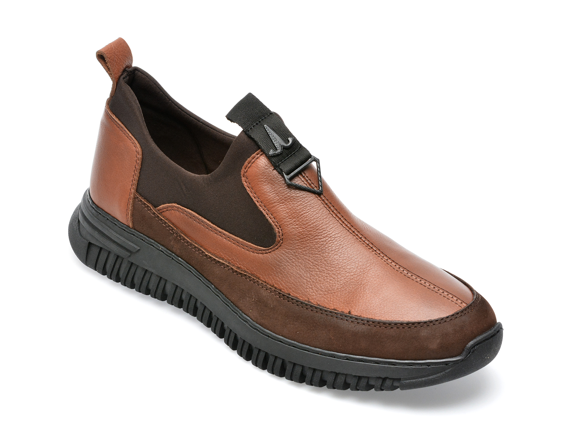 Pantofi OTTER maro, RBY2400, din piele naturala /barbati/pantofi imagine super redus 2022