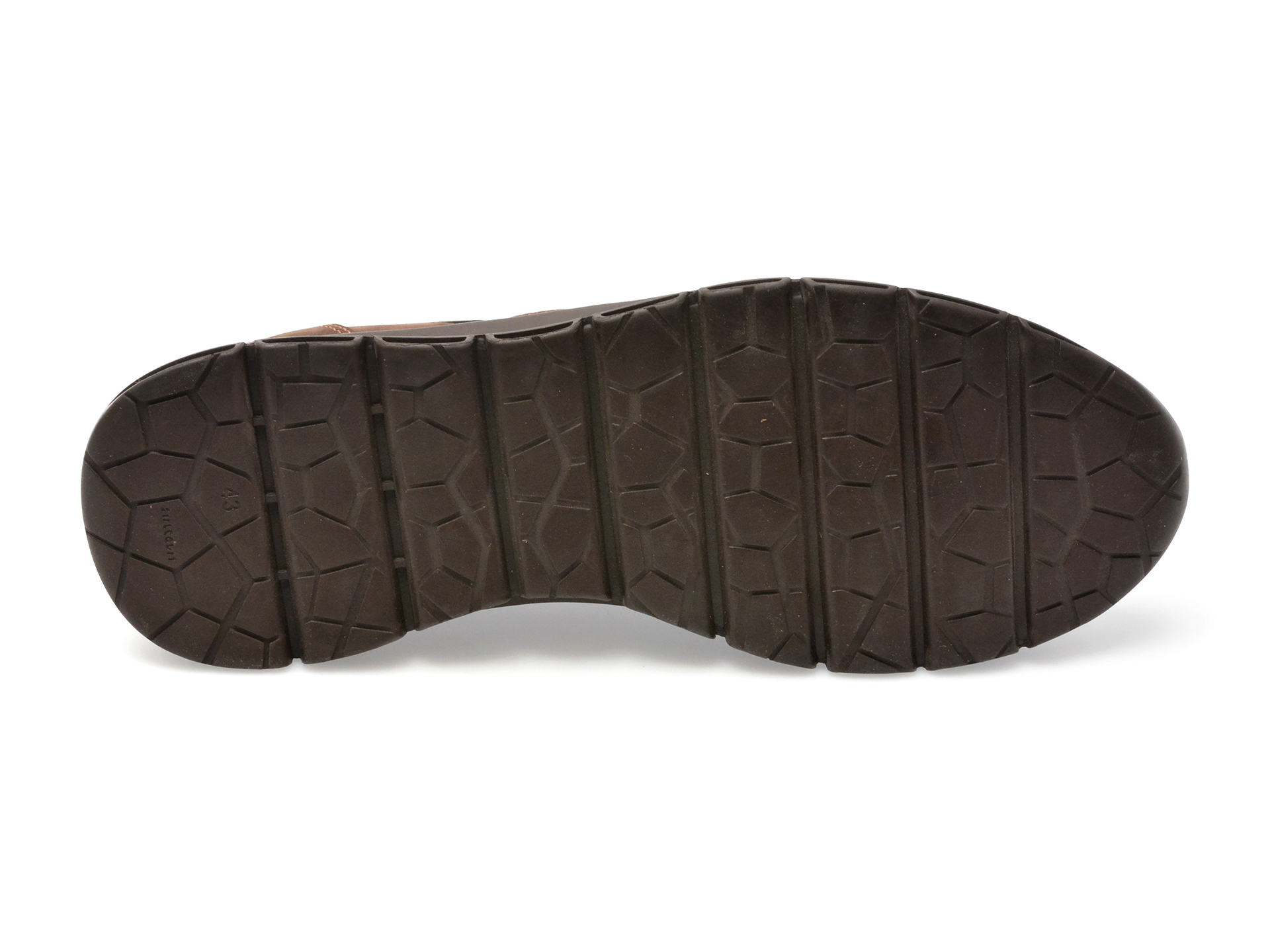 Pantofi OTTER maro, TUR46, din piele naturala
