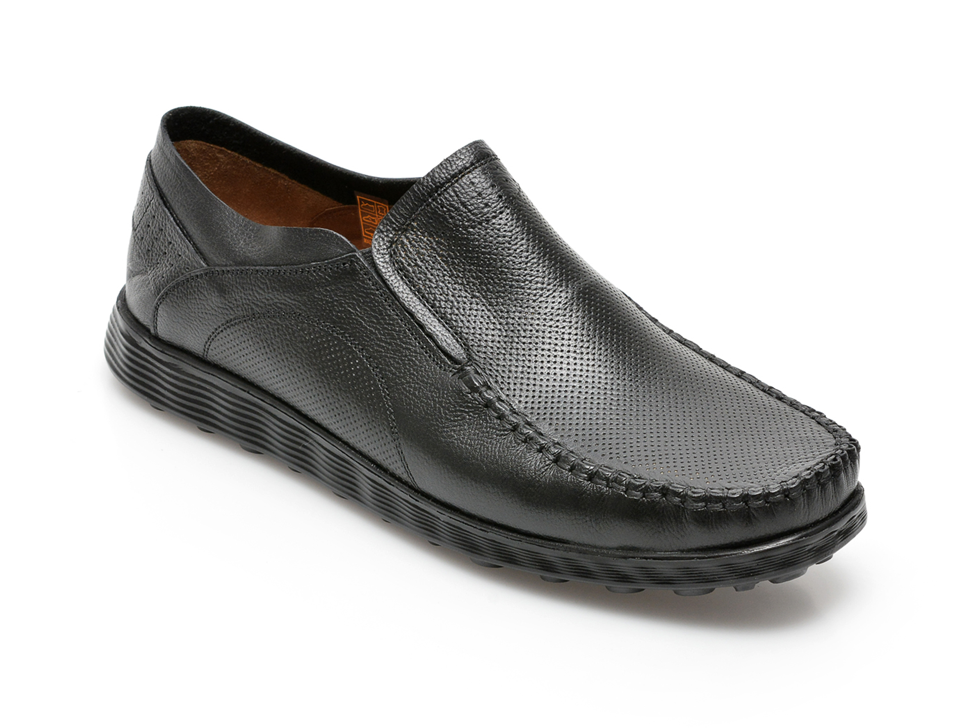 Pantofi OTTER negri, 15133, din piele naturala Otter imagine 2022 reducere