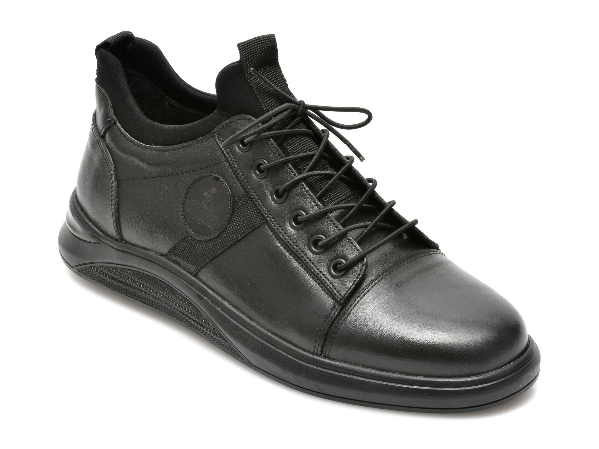 Pantofi OTTER negri, 21RS107, din piele naturala otter.ro imagine noua 2022
