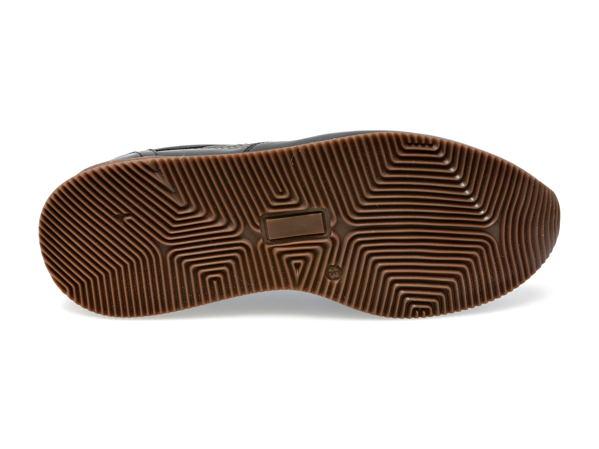 Pantofi OTTER negri, 231107, din piele naturala