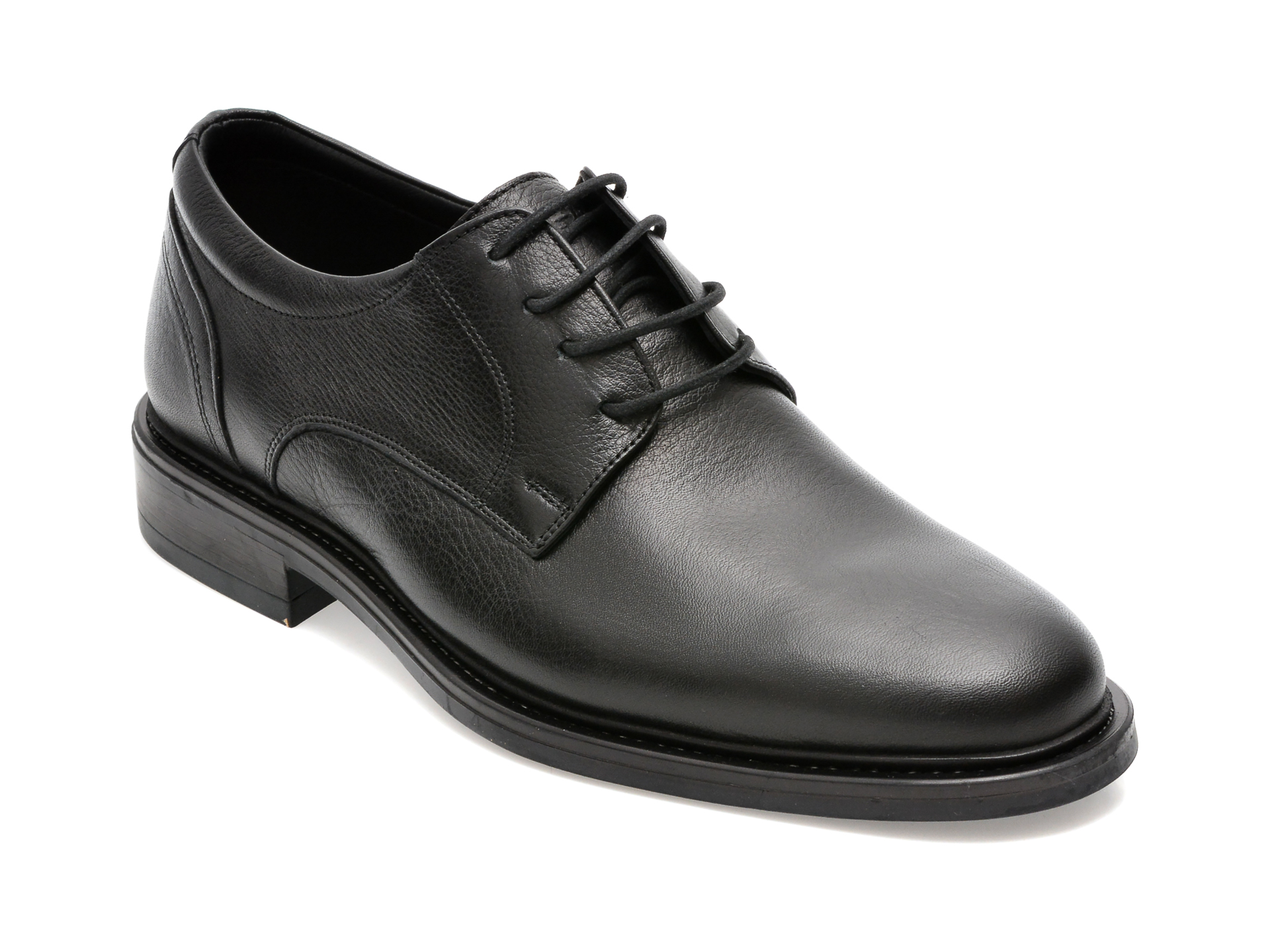 Pantofi OTTER negri, 2382, din piele naturala /barbati/pantofi imagine noua