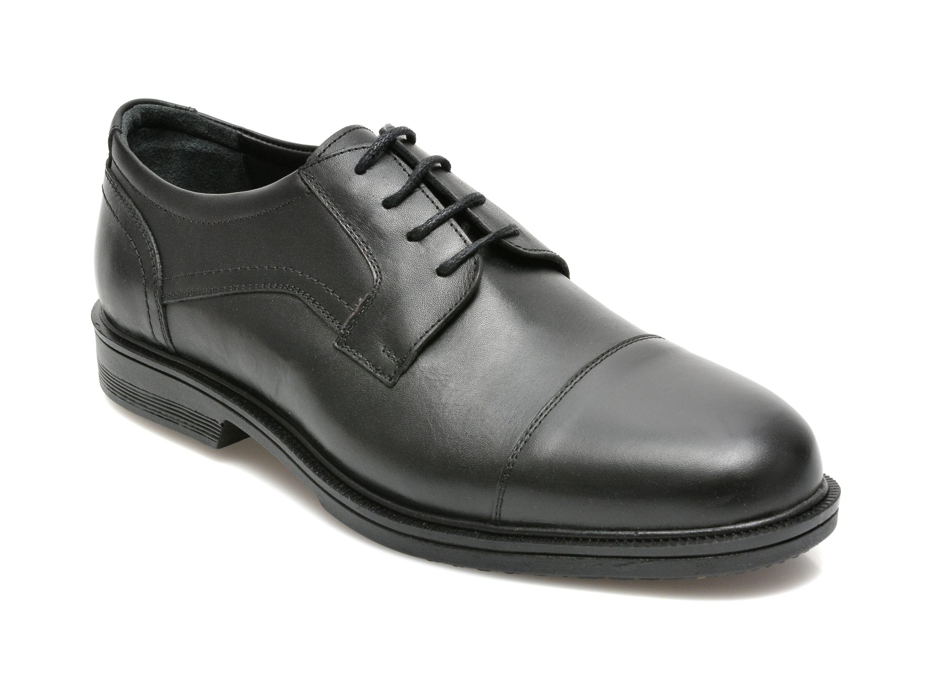 Pantofi OTTER negri, 2511, din piele naturala otter imagine noua