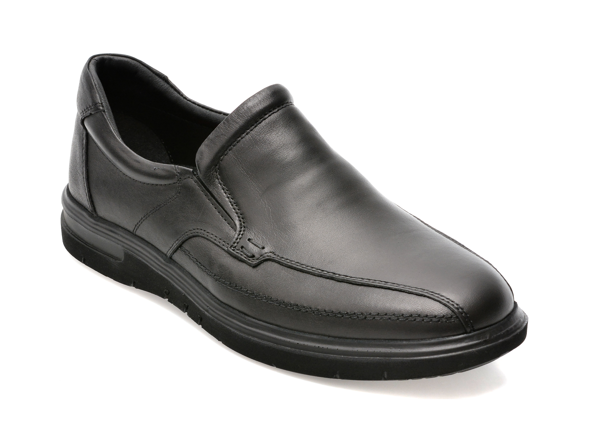 Pantofi OTTER negri, 2803, din piele naturala