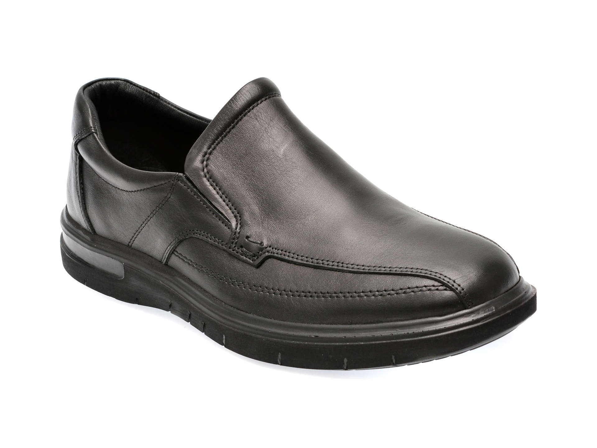 Pantofi OTTER negri, 2803, din piele naturala /barbati/pantofi