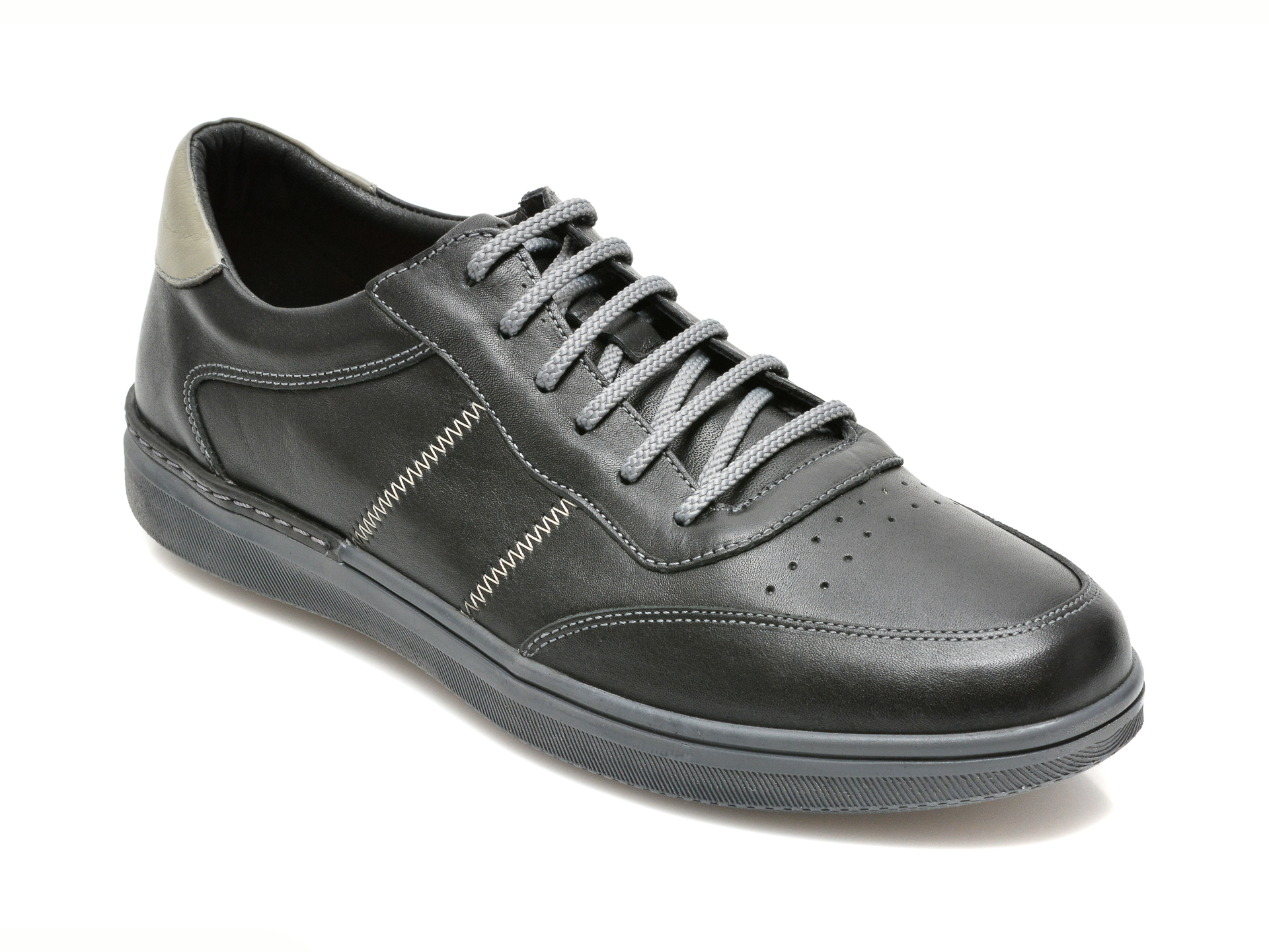 Pantofi OTTER negri, 3421, din piele naturala 2023 ❤️ Pret Super Black Friday otter.ro imagine noua 2022