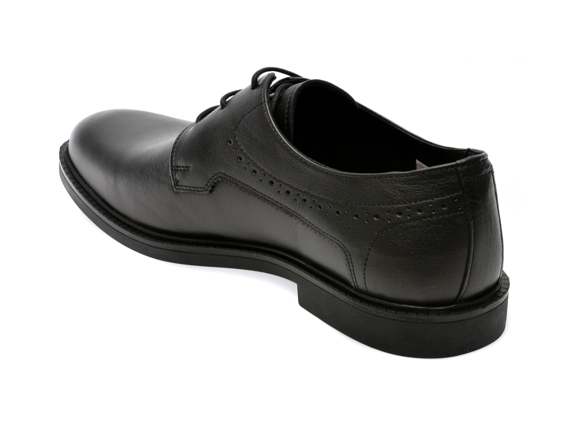 Poze Pantofi OTTER negri, 51532, din piele naturala