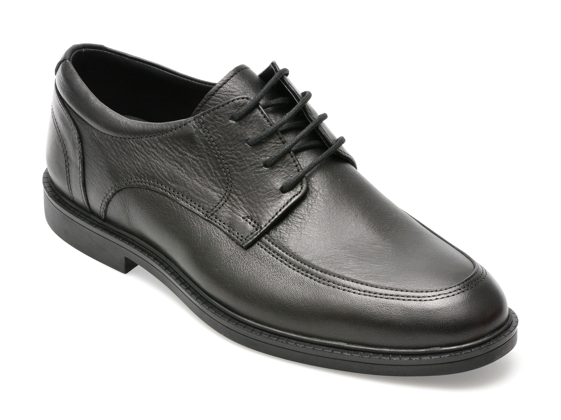 Pantofi OTTER negri, 51535, din piele naturala
