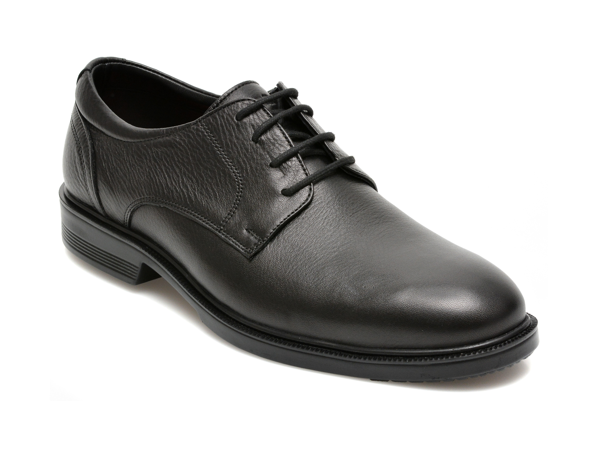 Pantofi OTTER negri, 54192, din piele naturala otter imagine noua