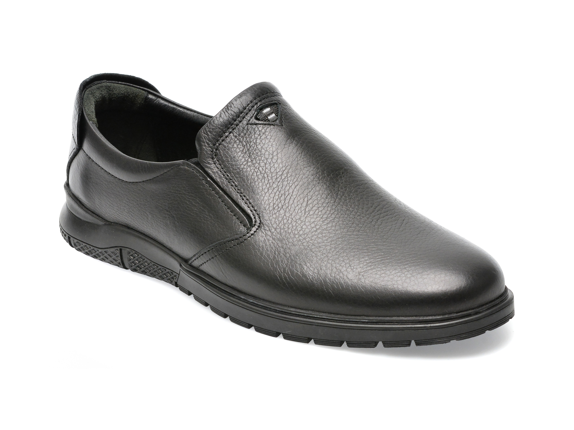 Pantofi OTTER negri, 5569, din piele naturala /barbati/pantofi