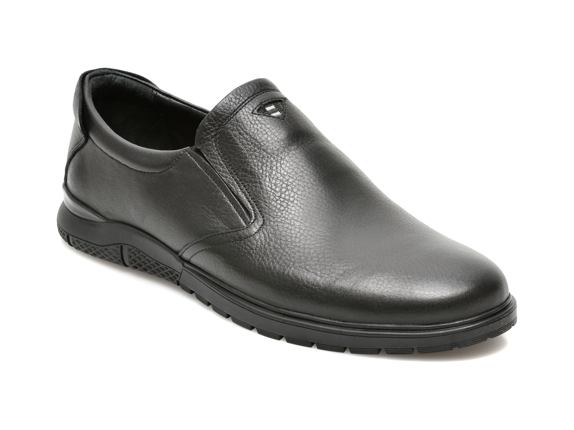 Pantofi OTTER negri, 556, din piele naturala Otter imagine noua 2022