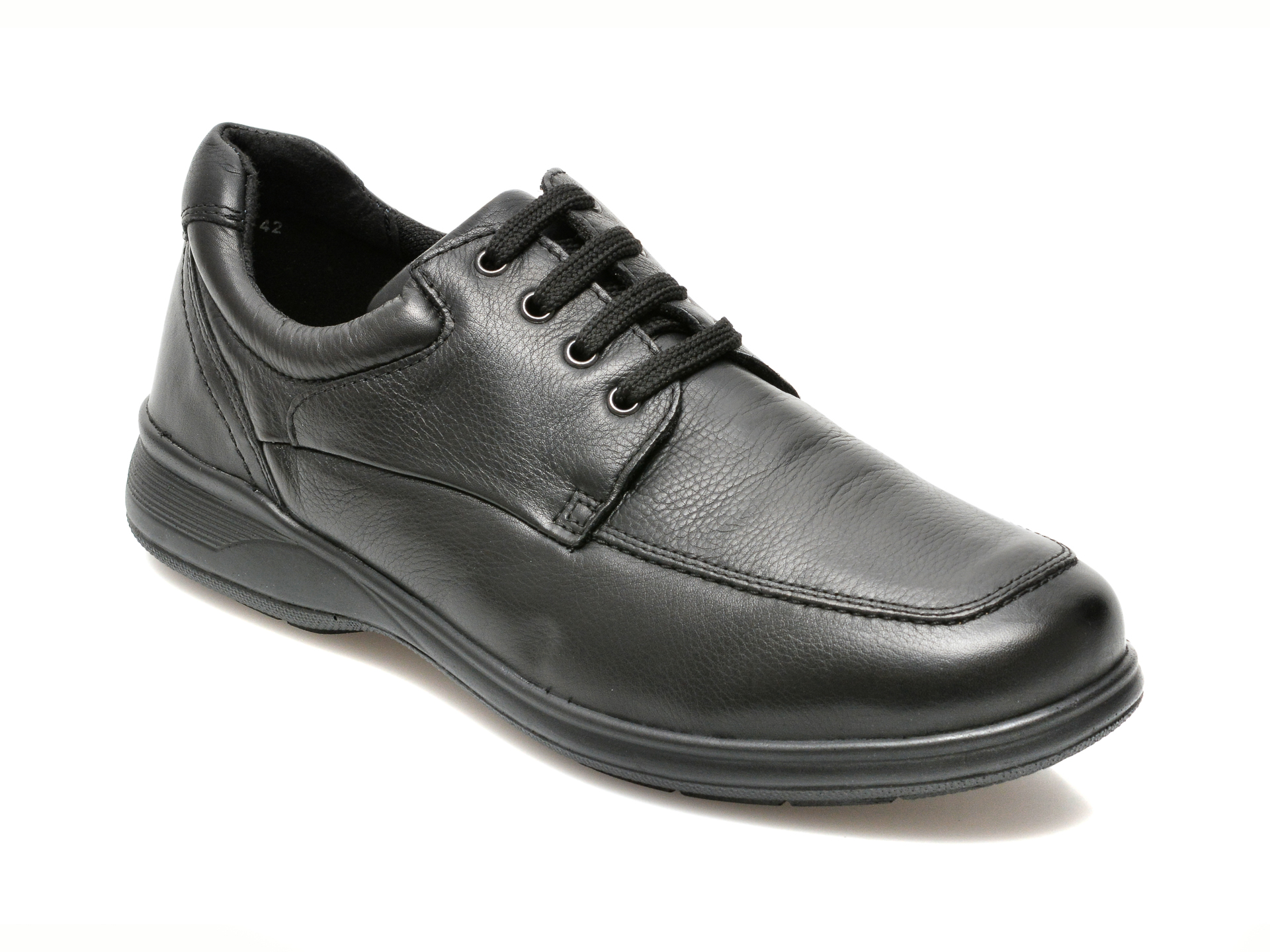 Pantofi OTTER negri, 571, din piele naturala Otter