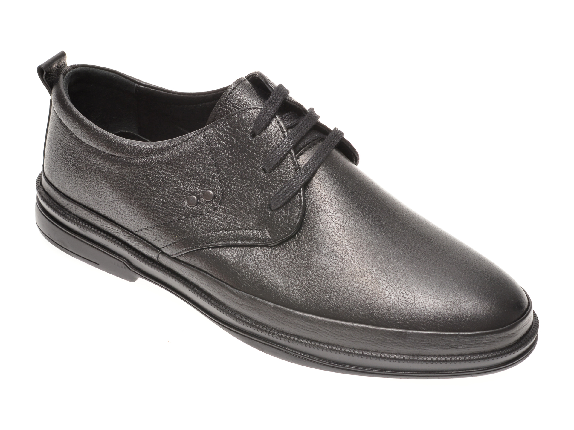 Pantofi OTTER negri, 66402, din piele naturala Otter poza reduceri 2021