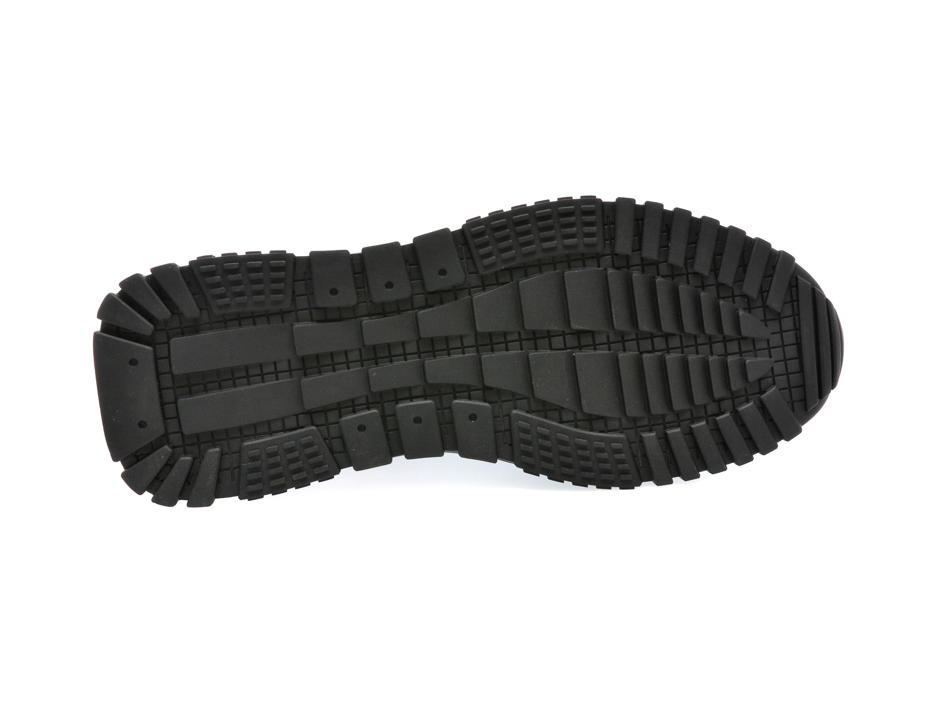 Pantofi OTTER negri, 7712, din piele naturala