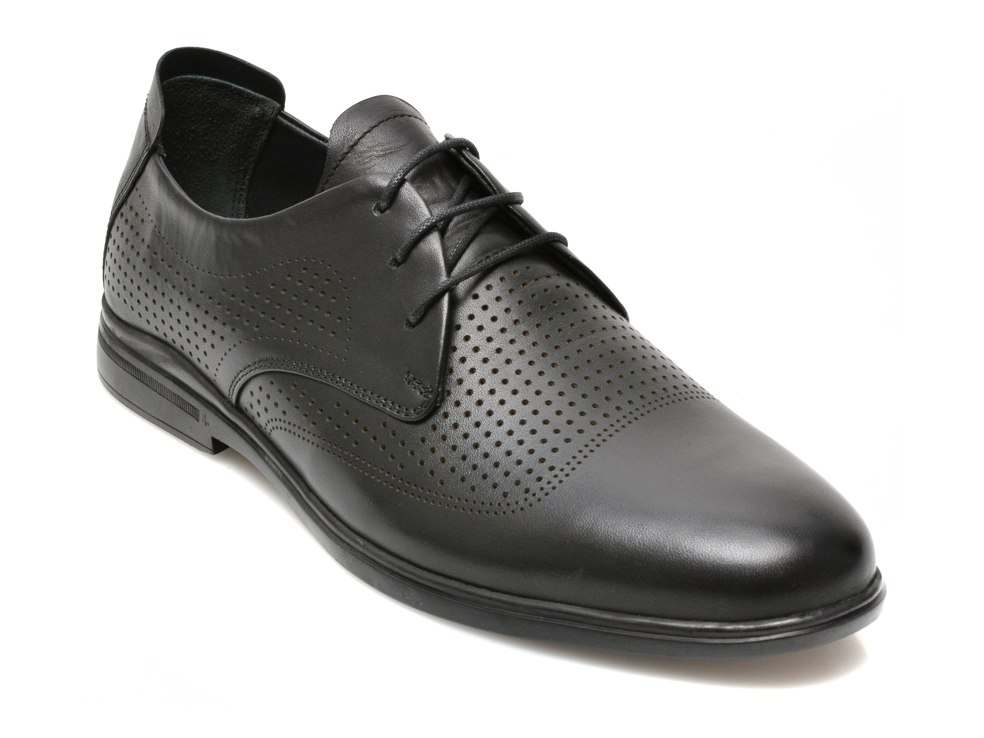 Pantofi OTTER negri, 77720, din piele naturala 2023 ❤️ Pret Super Black Friday otter.ro imagine noua 2022