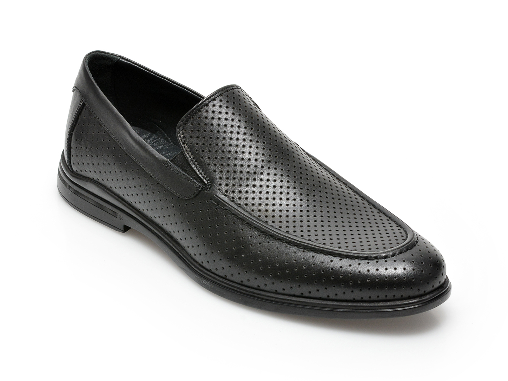 Pantofi OTTER negri, 77733, din piele naturala otter.ro imagine noua 2022