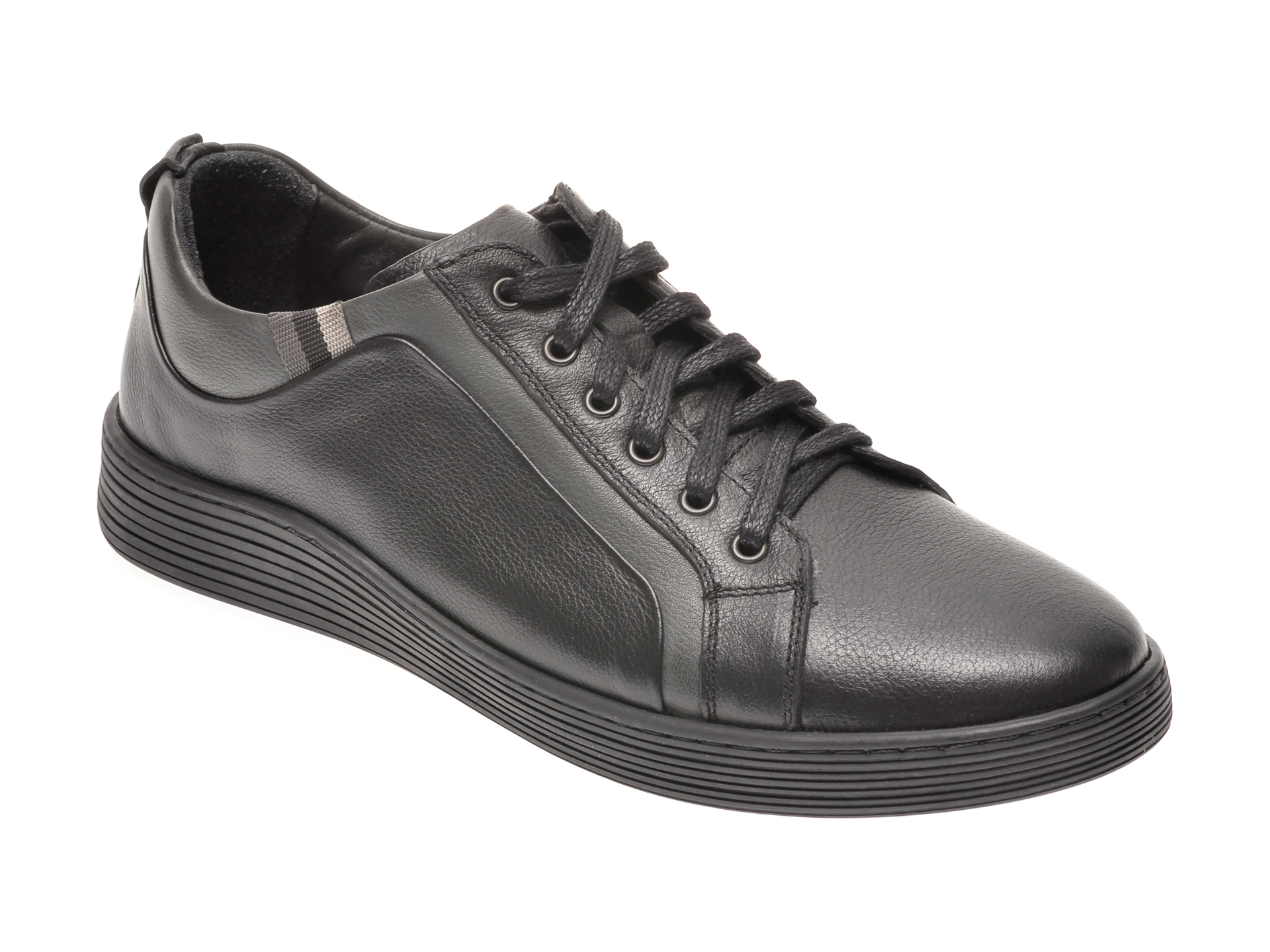 Pantofi OTTER negri, 871, din piele naturala