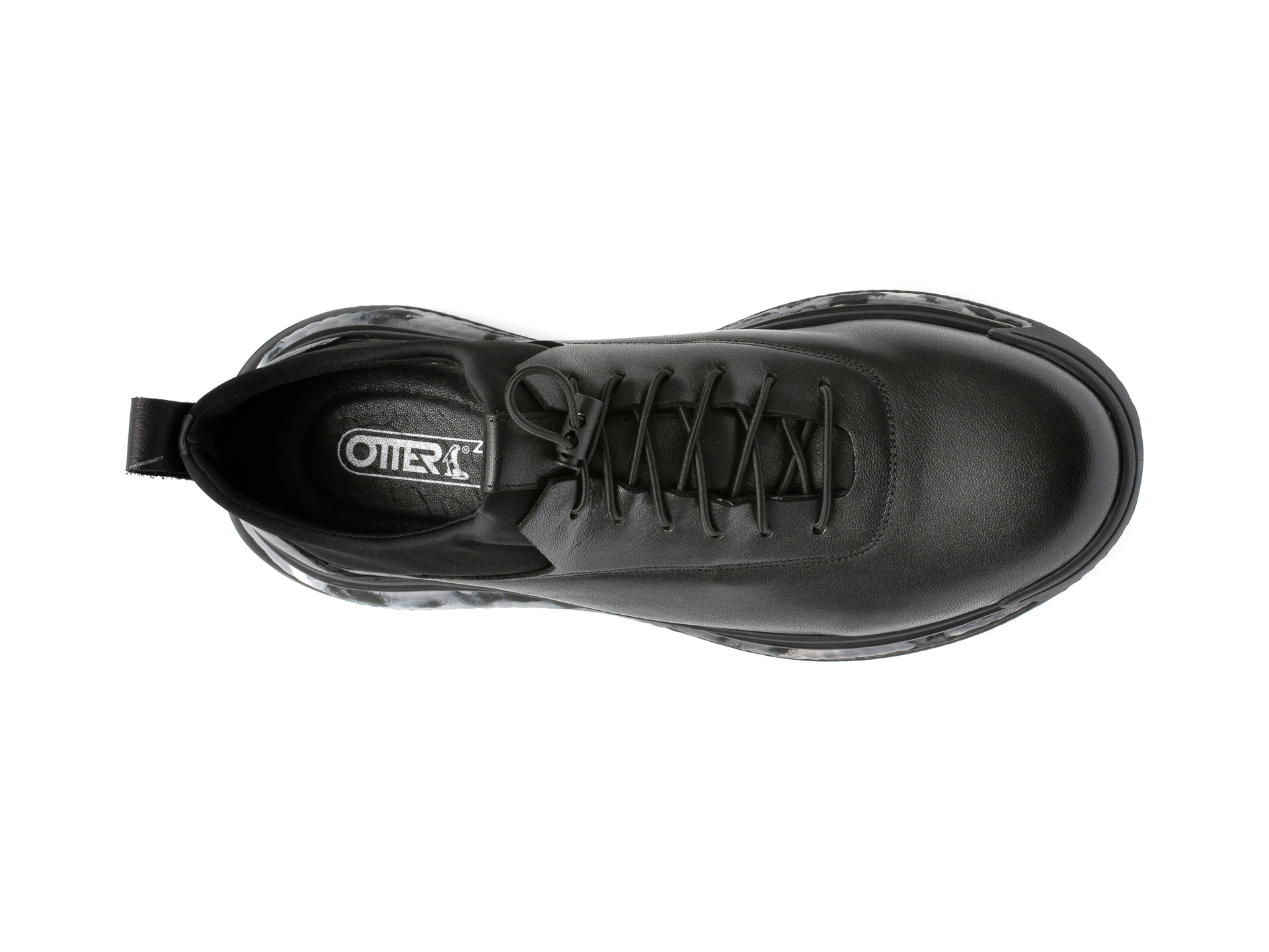 Poze Pantofi OTTER negri, 899, din piele naturala