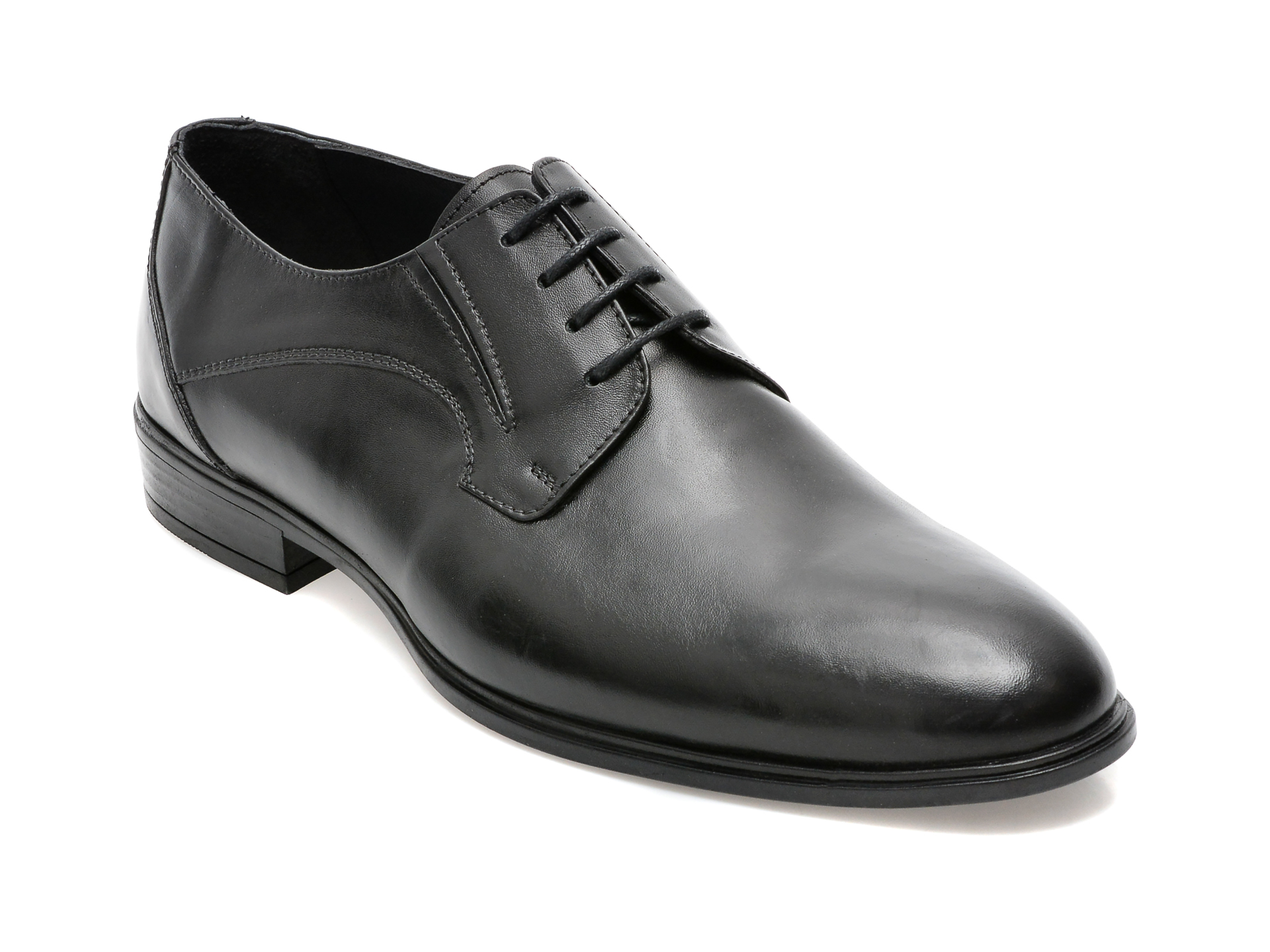 Pantofi OTTER negri, 992031, din piele naturala /barbati/pantofi imagine noua