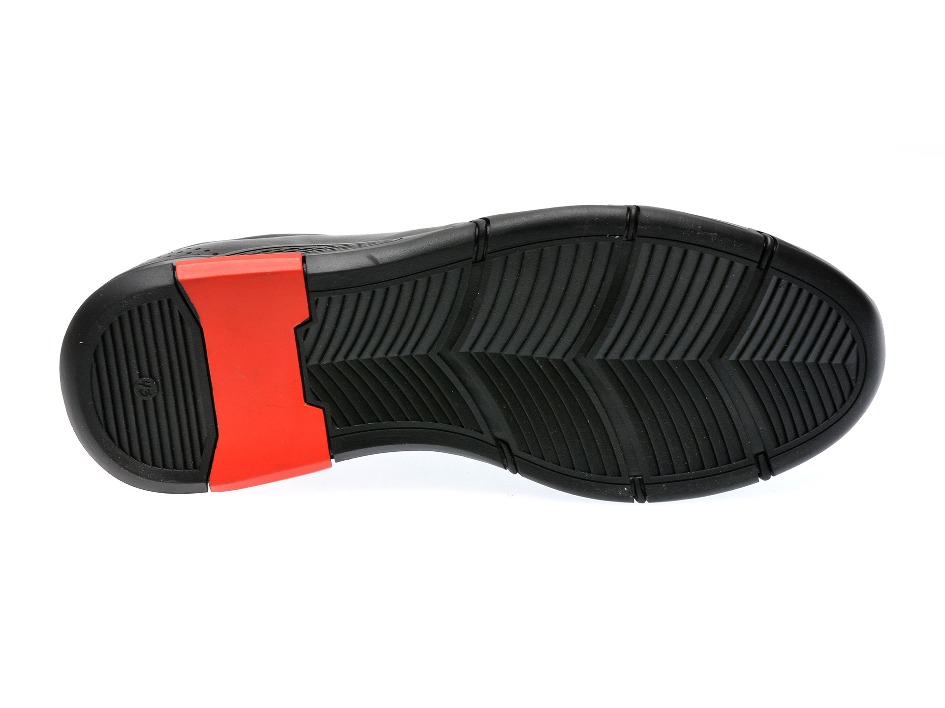 Pantofi OTTER negri, CASP12, din piele naturala