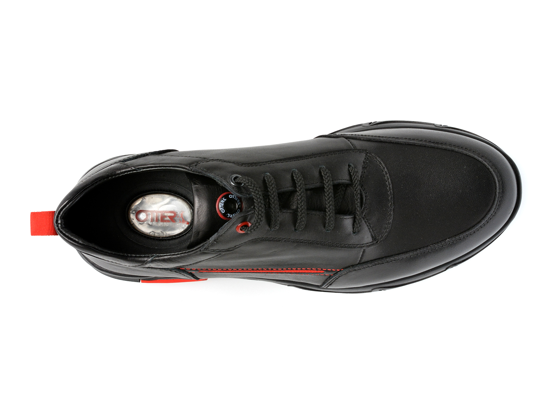 Poze Pantofi OTTER negri, CASP15, din piele naturala otter.ro