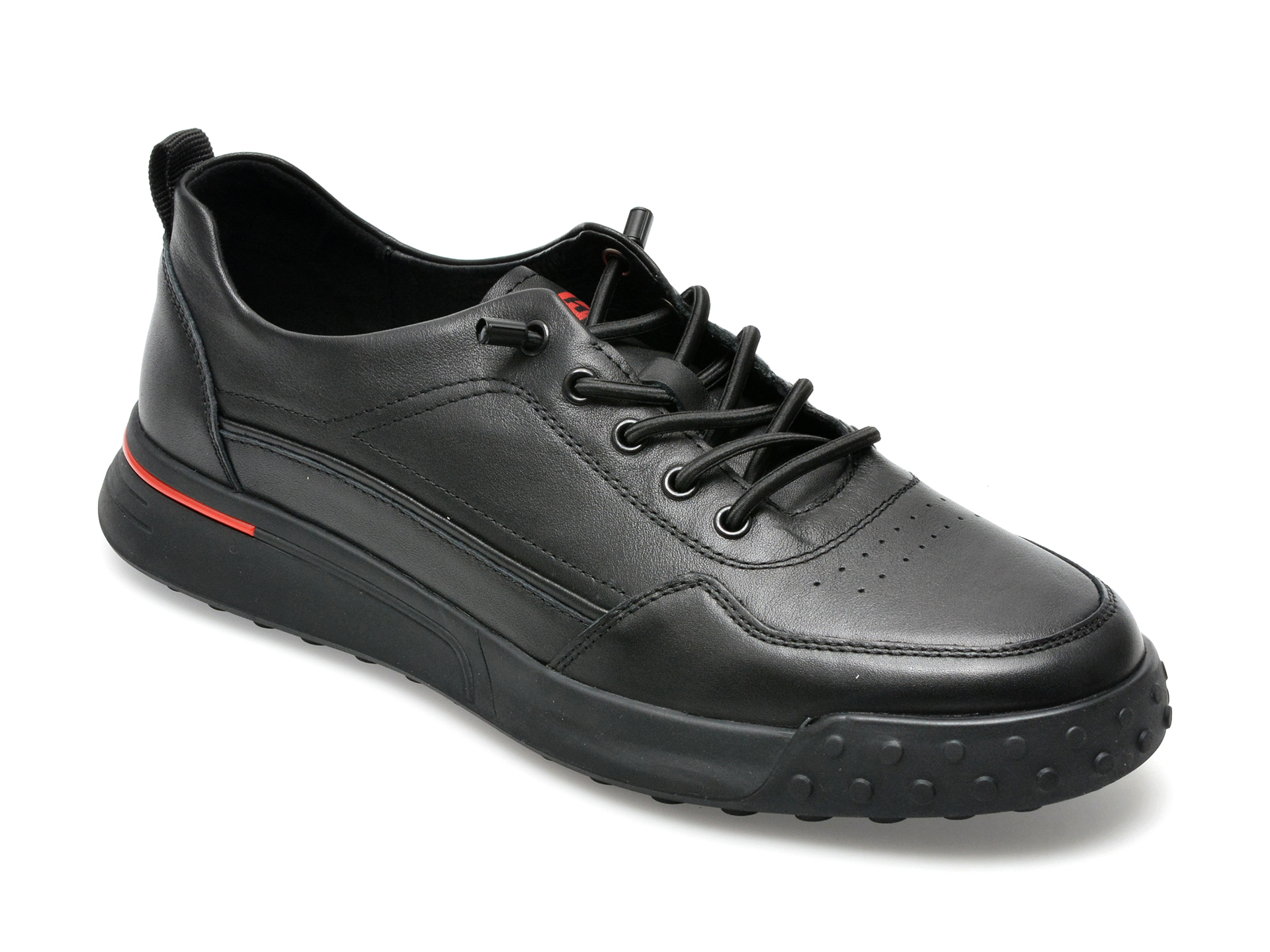 Pantofi OTTER negri, CJ22015, din piele naturala Otter imagine noua 2022