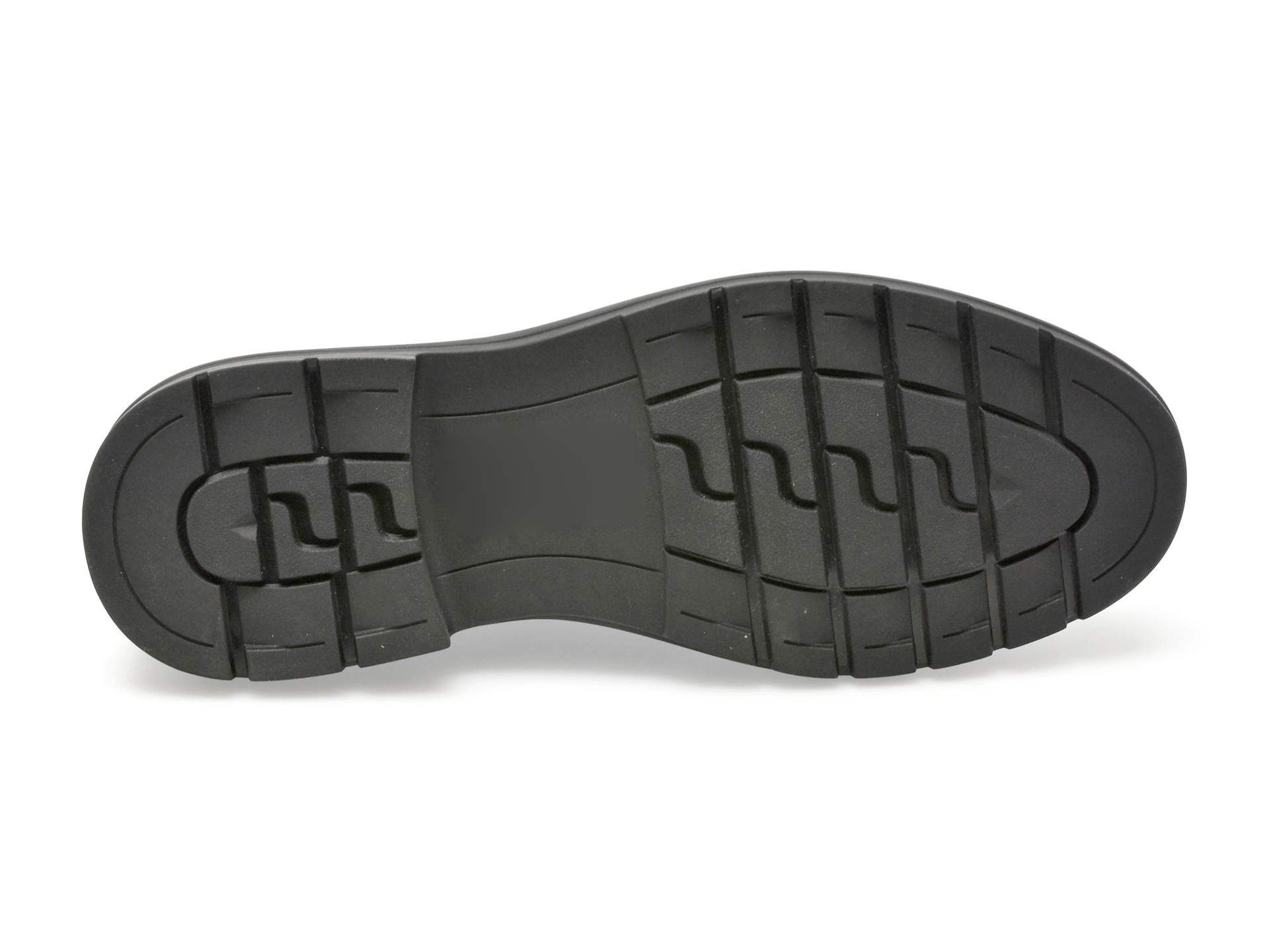 Pantofi OTTER negri, E630008, din piele naturala