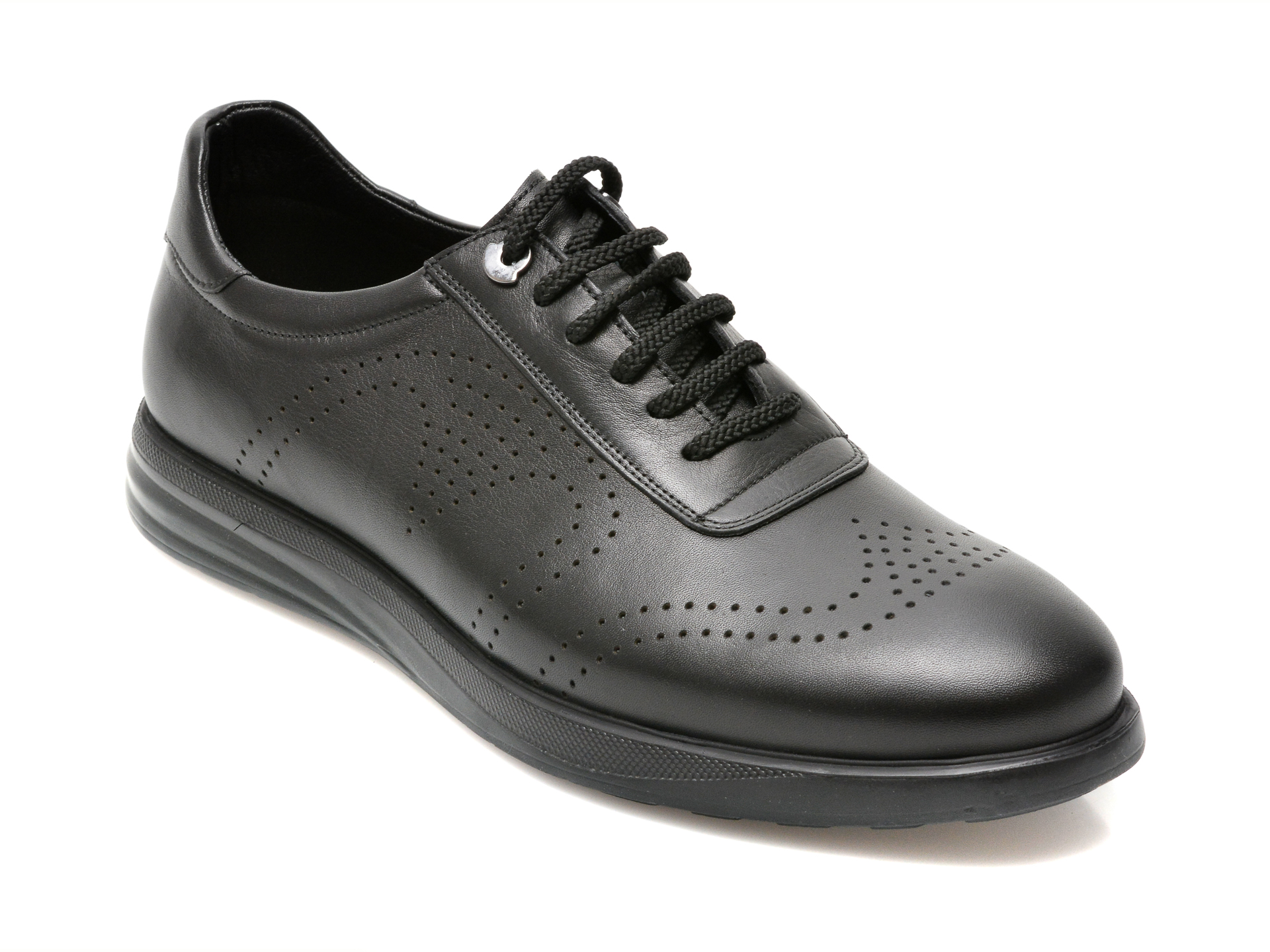 Pantofi OTTER negri, E881, din piele naturala 2023 ❤️ Pret Super Black Friday otter.ro imagine noua 2022