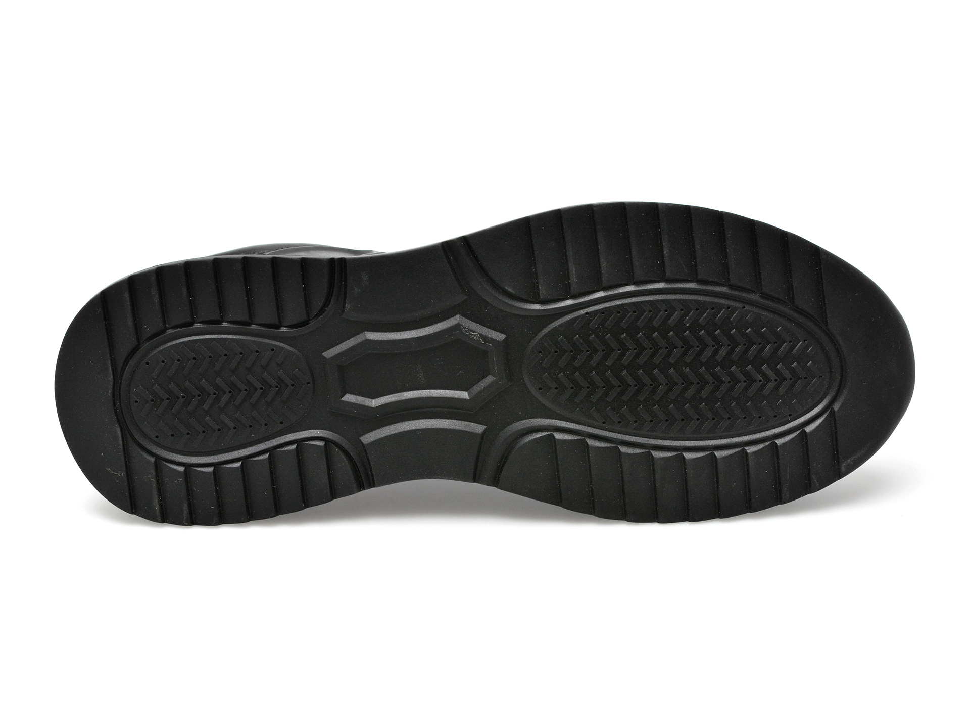 Pantofi OTTER negri, EE5161, din piele naturala